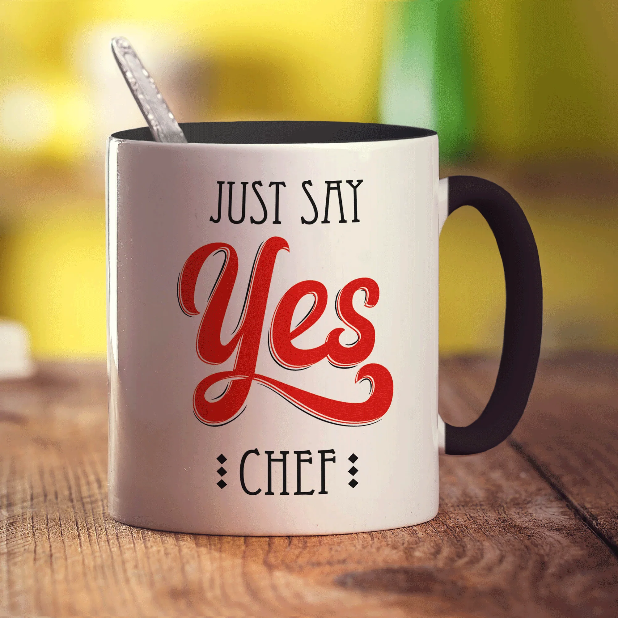 Just Say Yes Chef Mug - Image 10