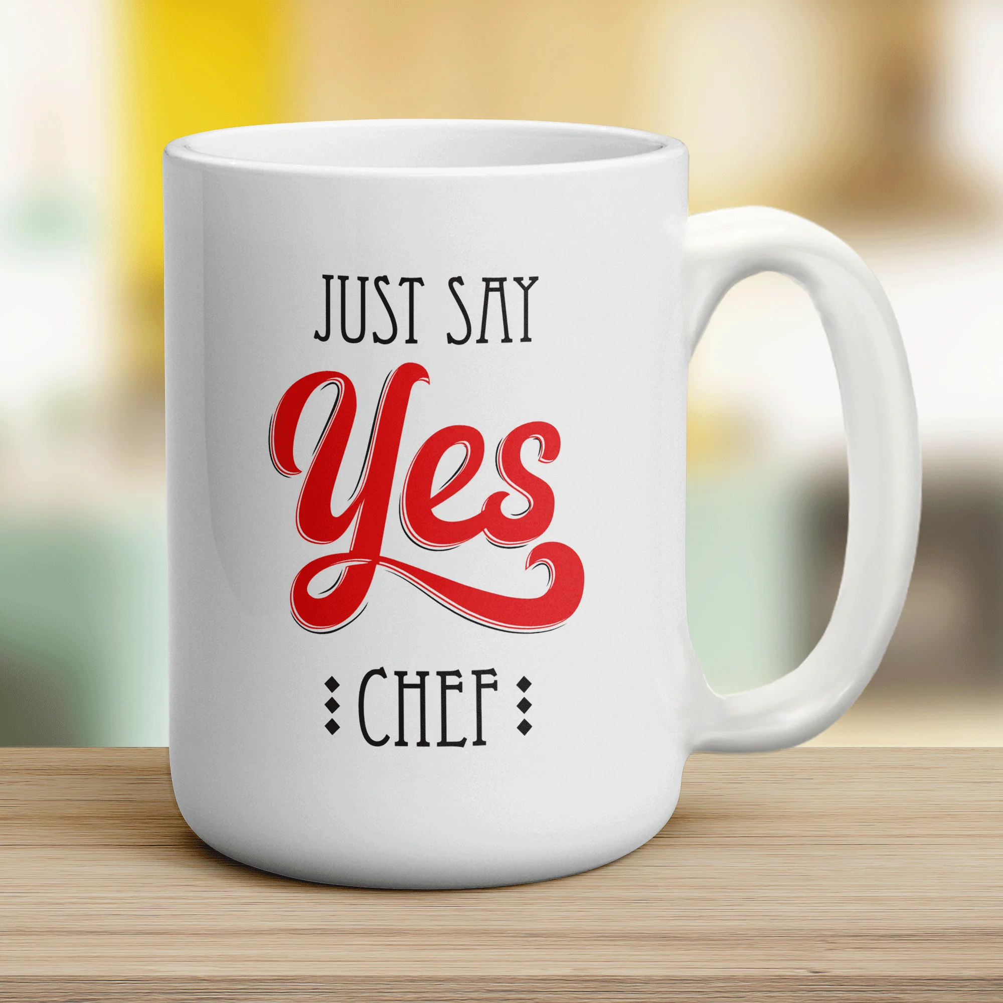 Just Say Yes Chef Mug - Image 12