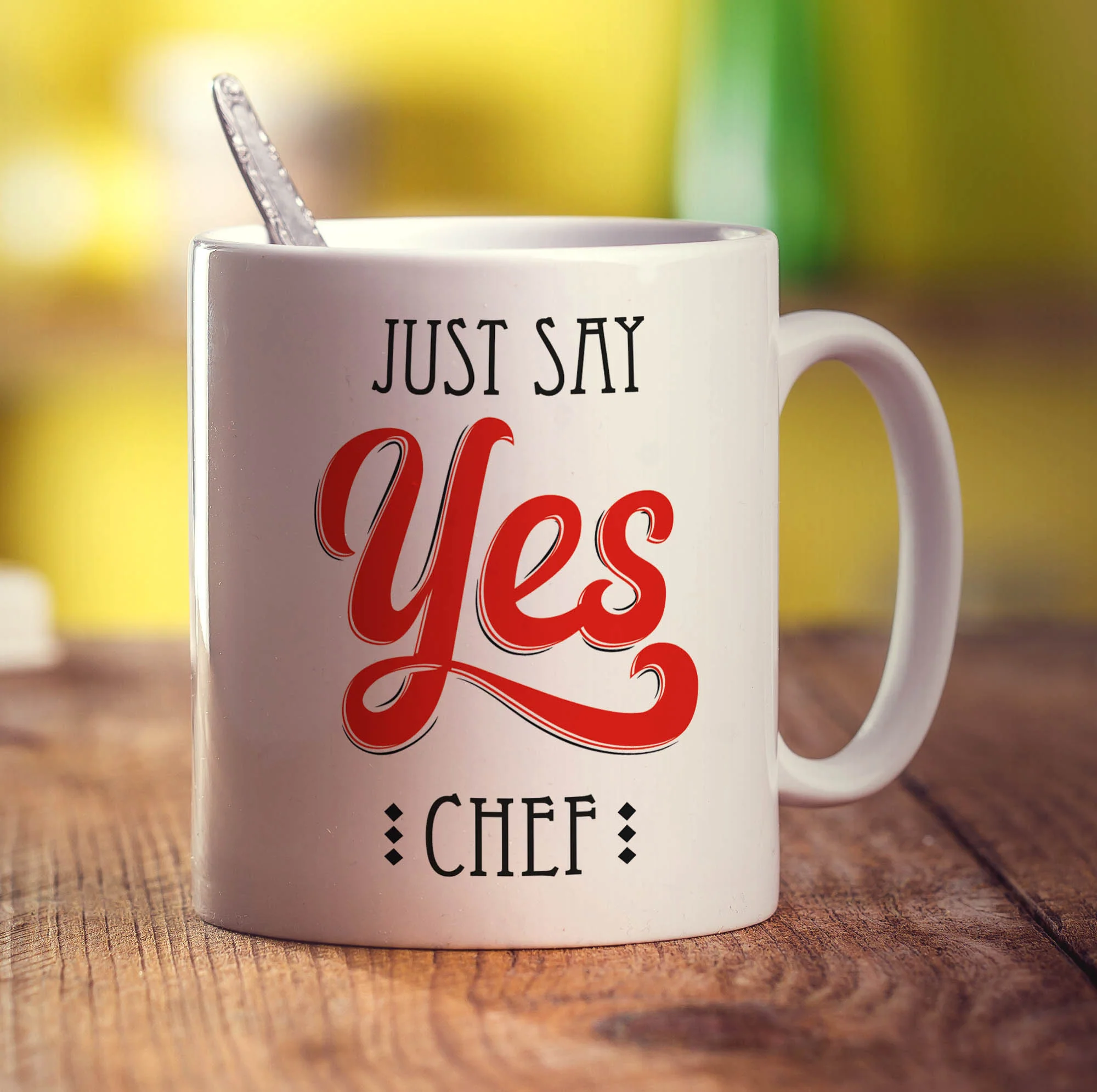 Just Say Yes Chef Mug - Image 3