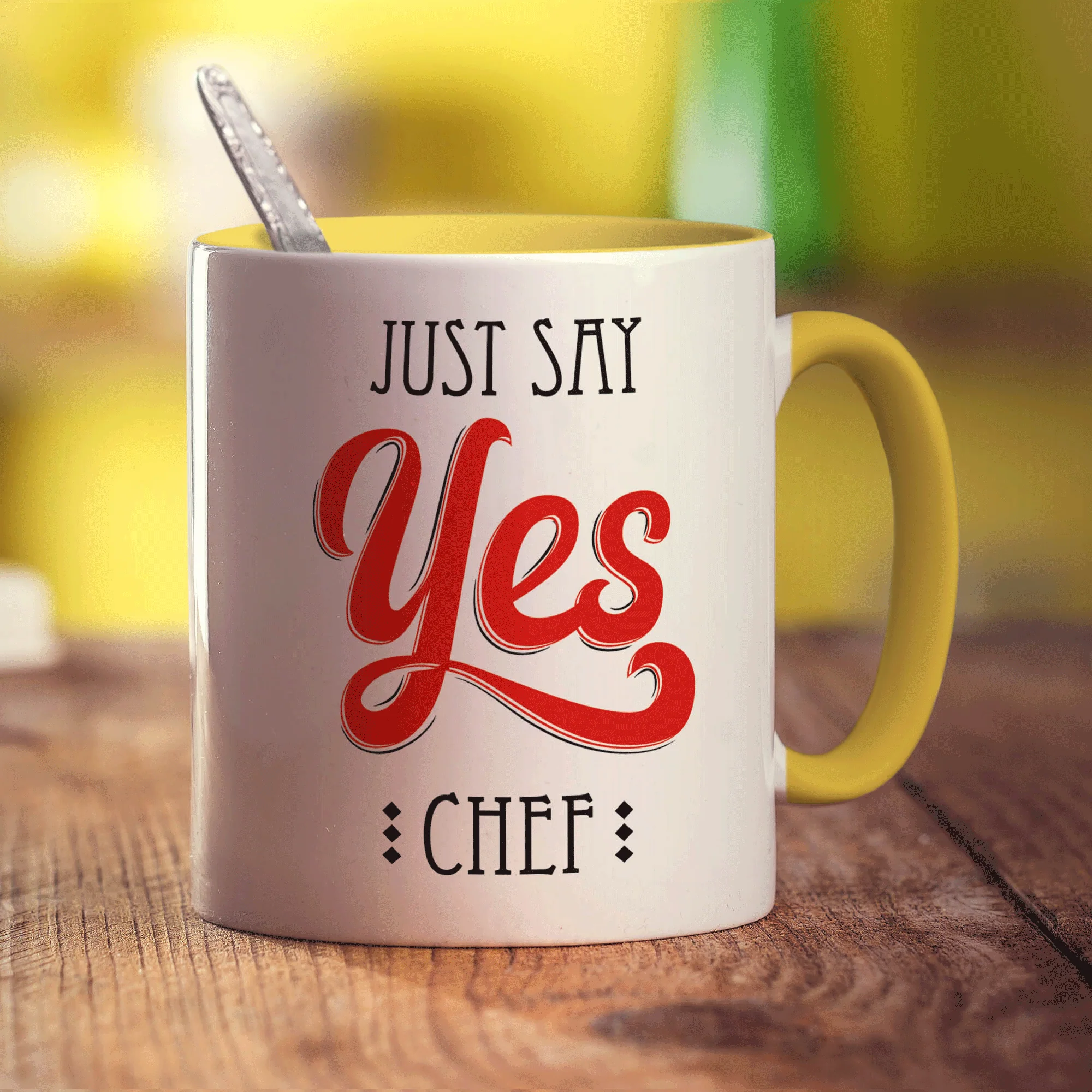 Just Say Yes Chef Mug - Image 5