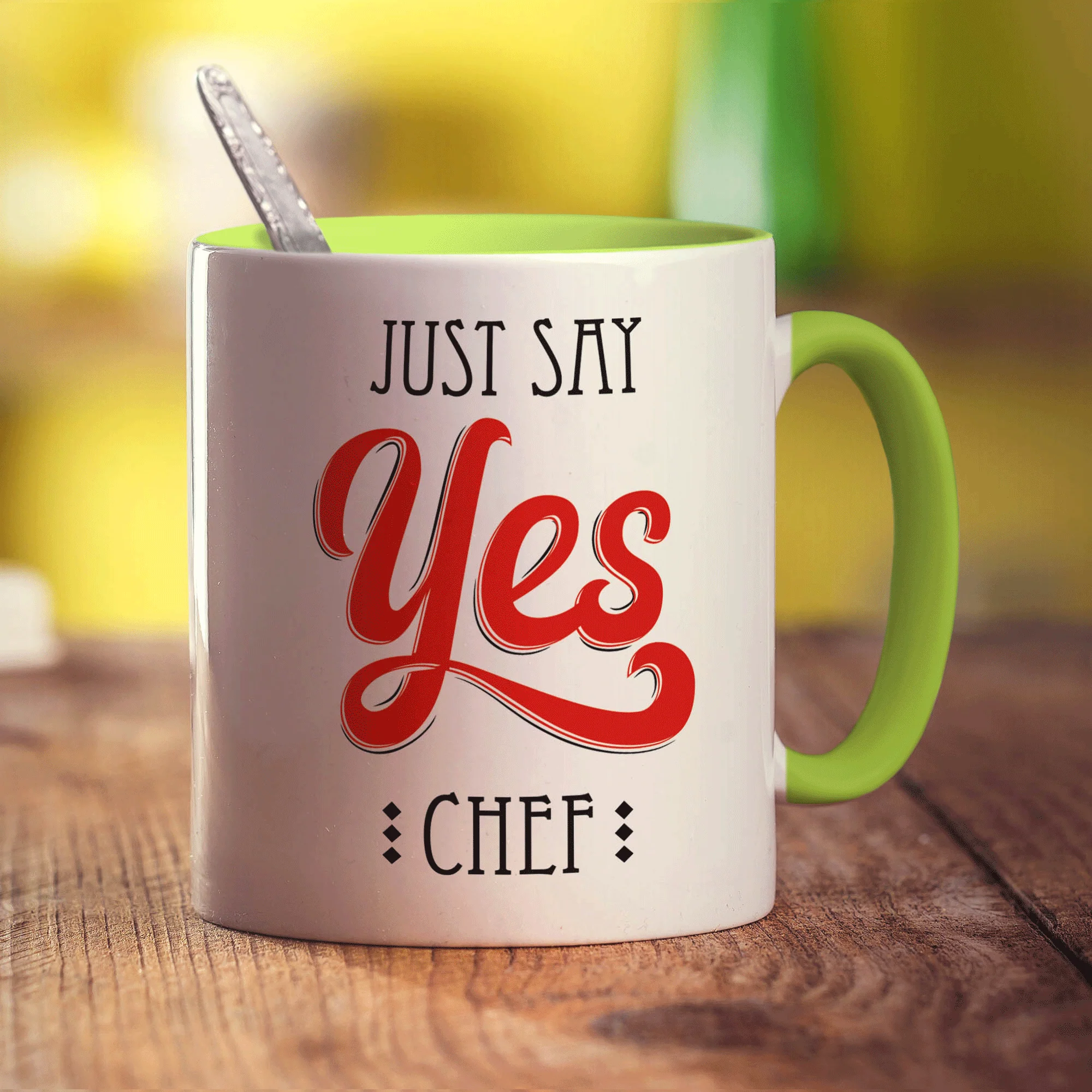 Just Say Yes Chef Mug - Image 7