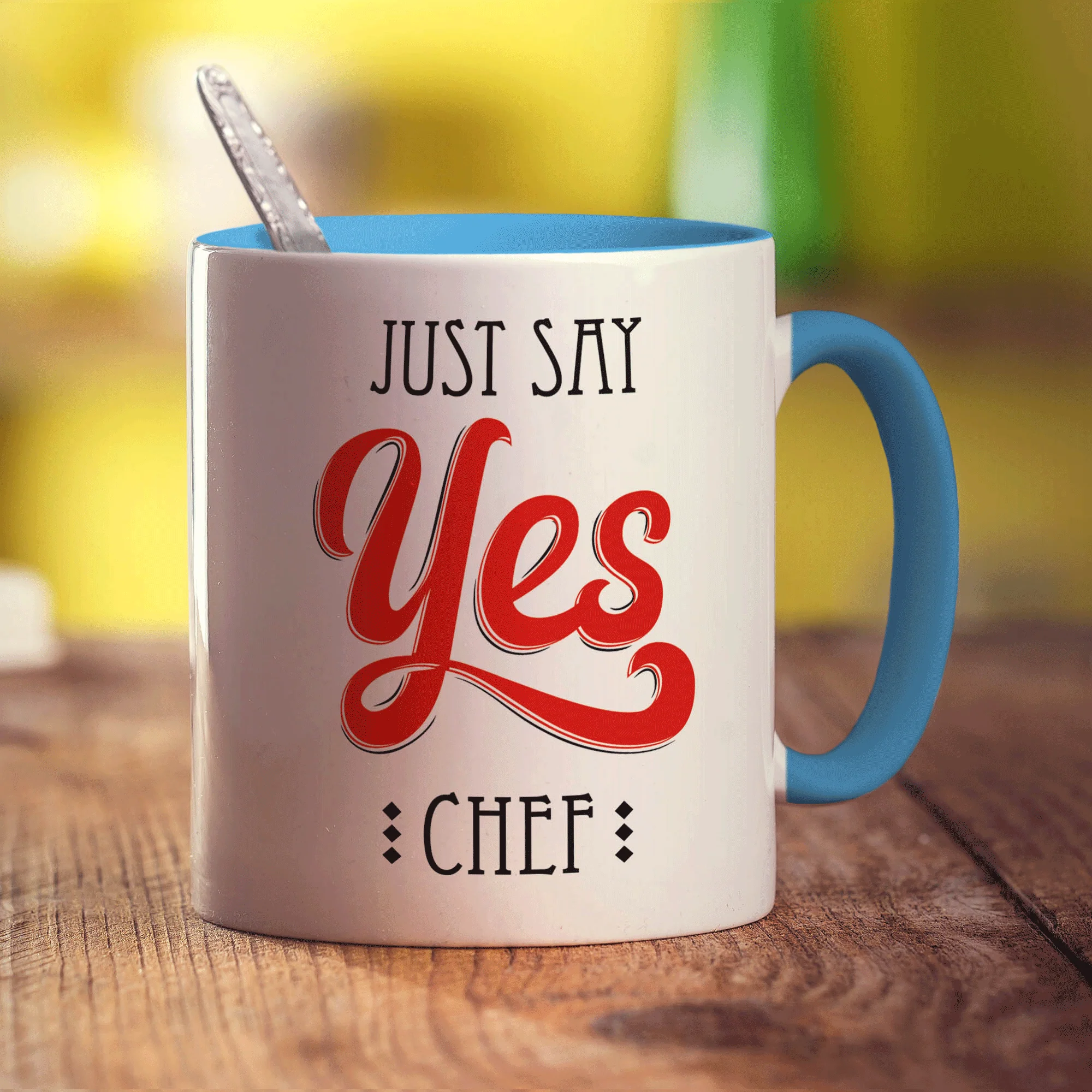 Just Say Yes Chef Mug - Image 8