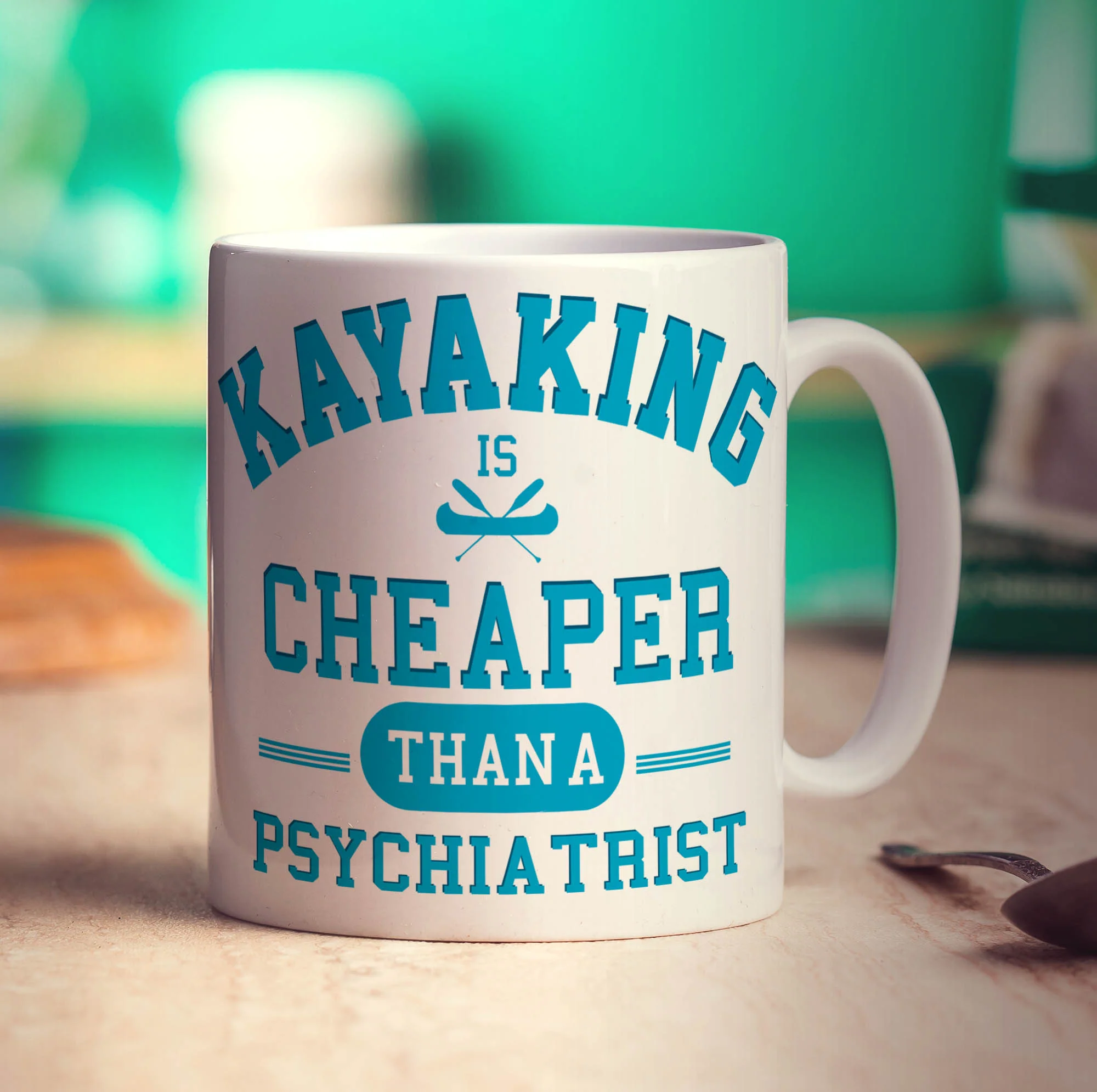 Kayaking is Cheaper Than a Psychiatrist Mug - Image 3