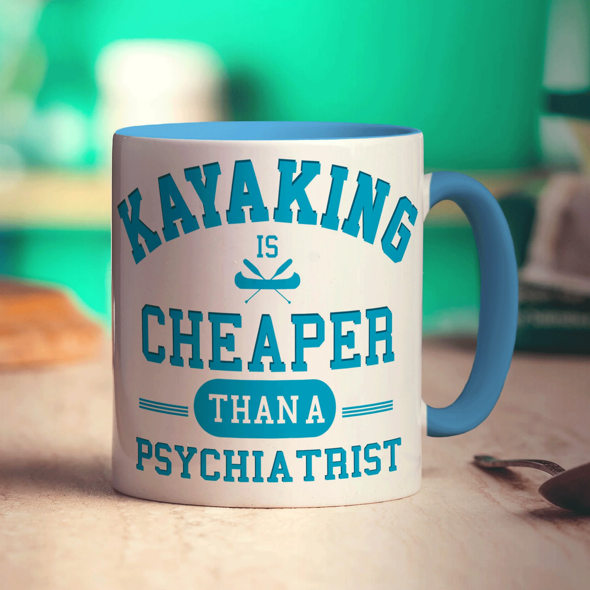 Kayaking is Cheaper Than a Psychiatrist Mug - Image 8