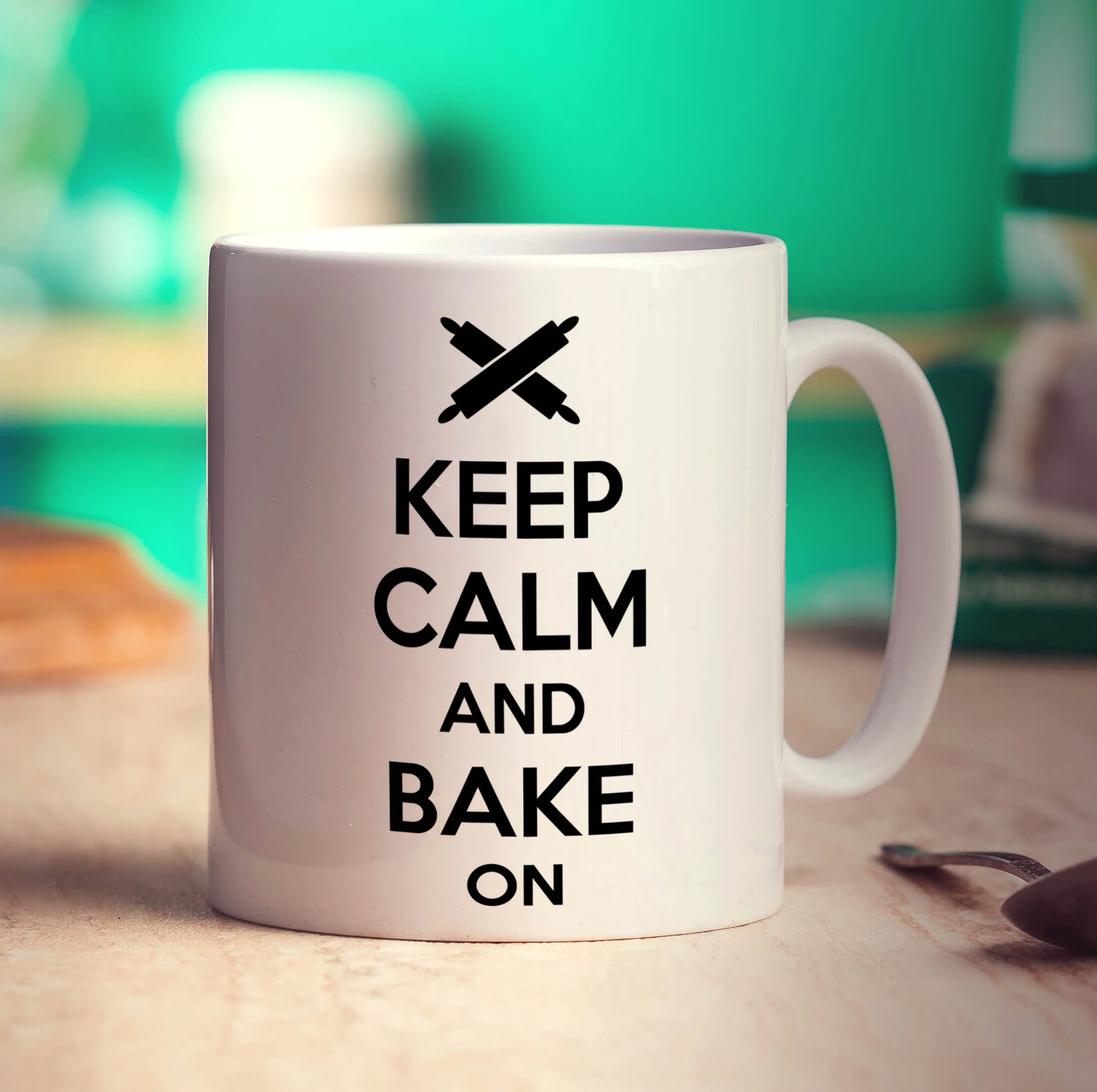 Keep Calm And Bake On Mug
