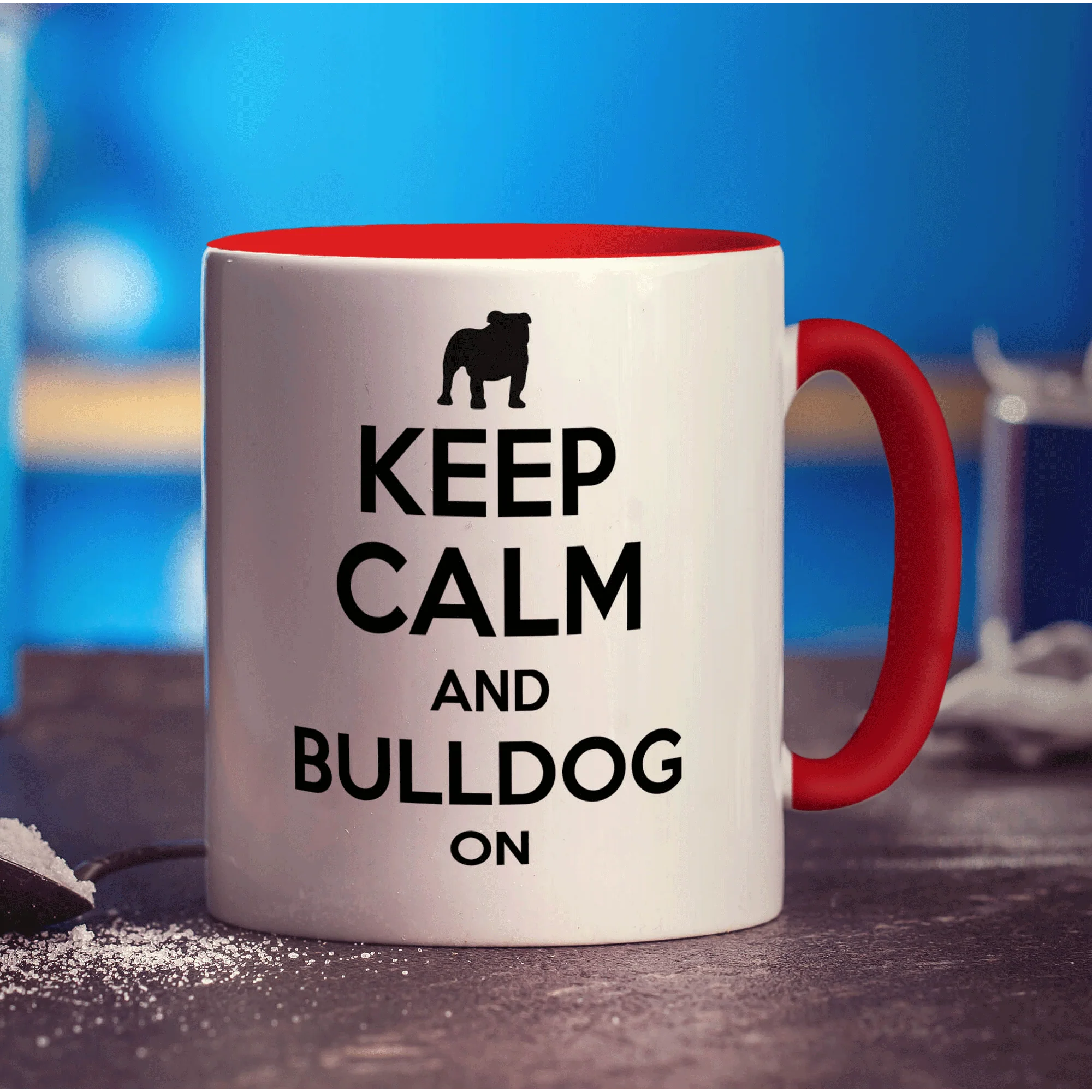 Keep Calm and Bulldog On Mug - Image 11