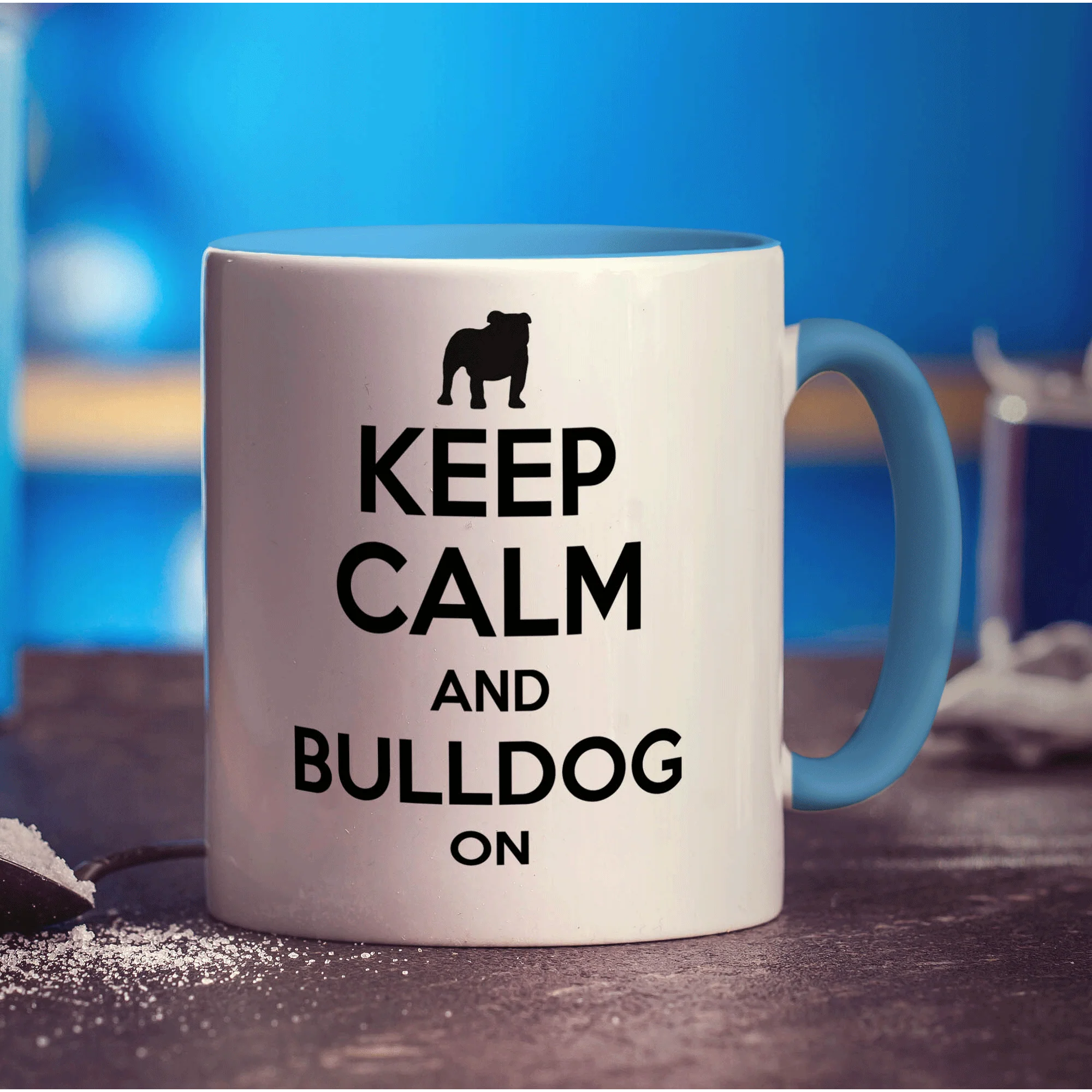 Keep Calm and Bulldog On Mug - Image 8