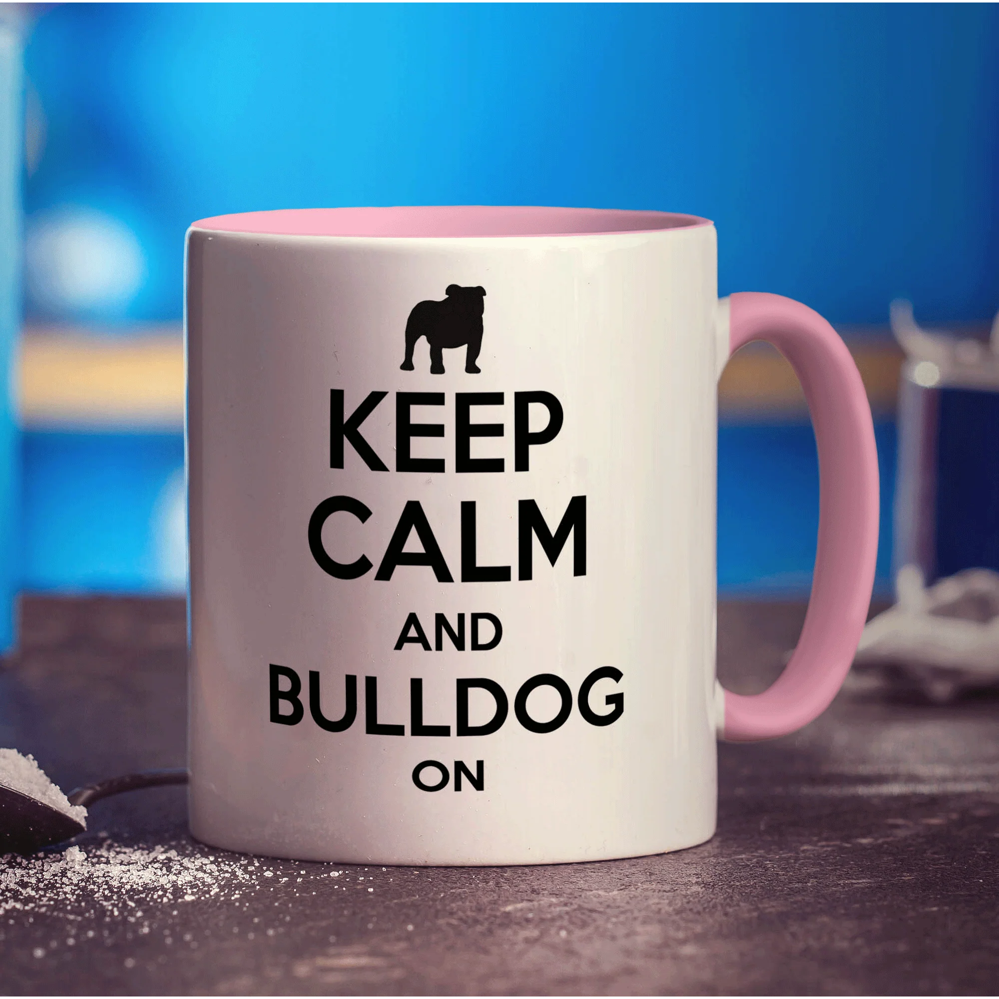 Keep Calm and Bulldog On Mug - Image 9