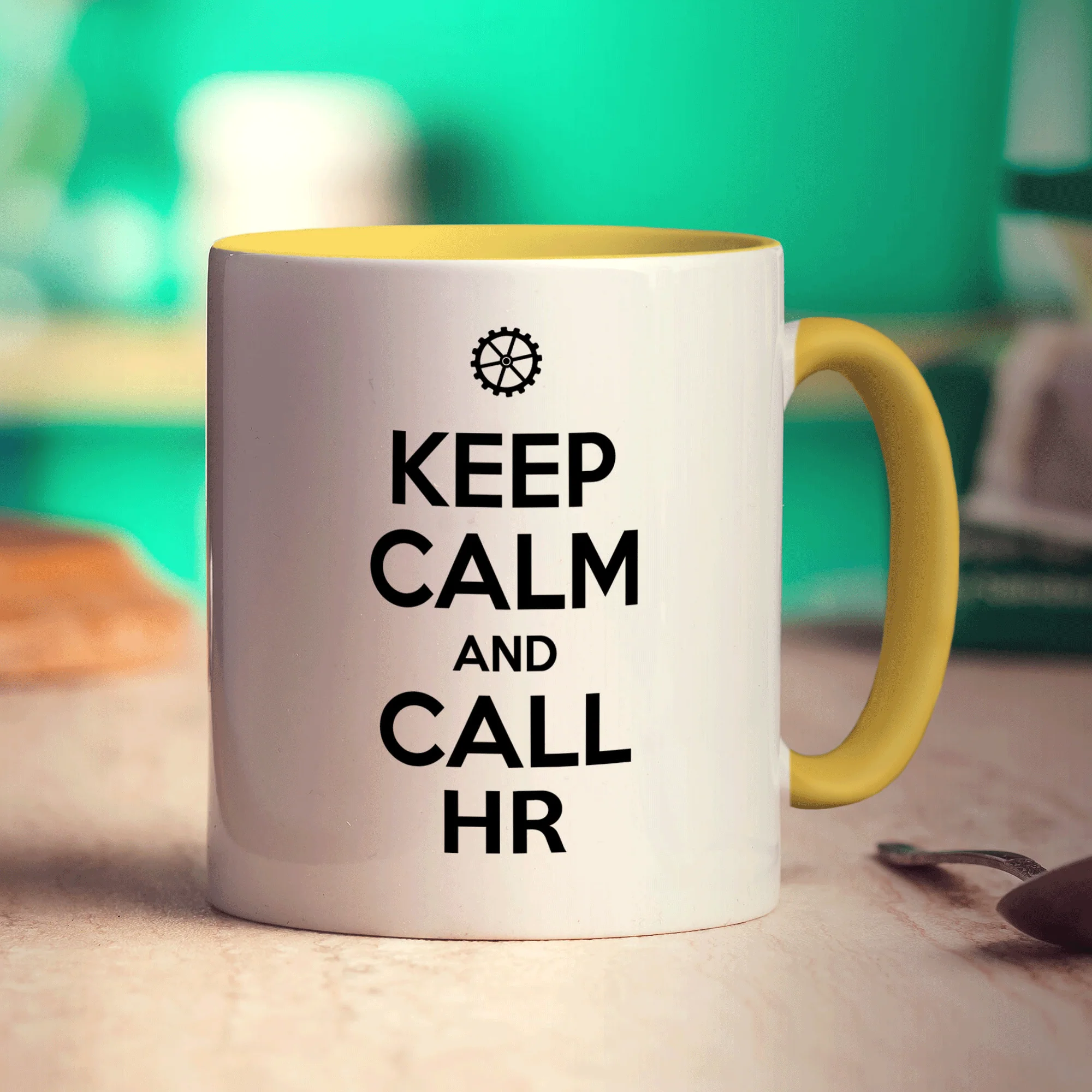 Keep Calm and Call HR Mug - Image 5