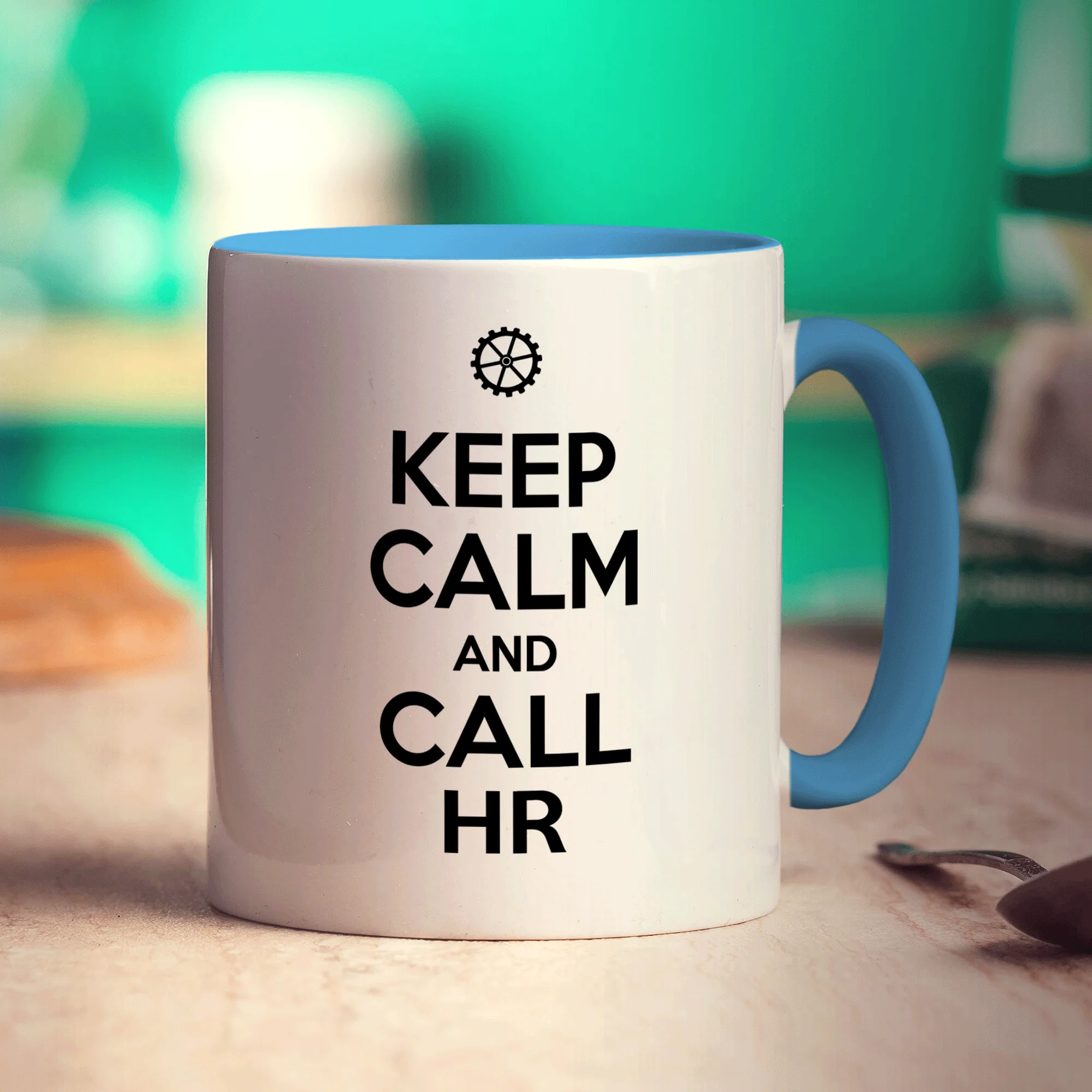 Keep Calm and Call HR Mug - Image 8