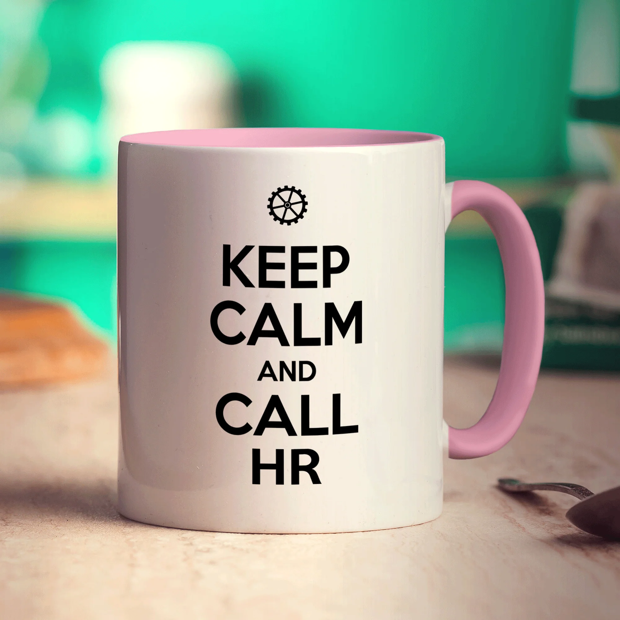 Keep Calm and Call HR Mug - Image 9