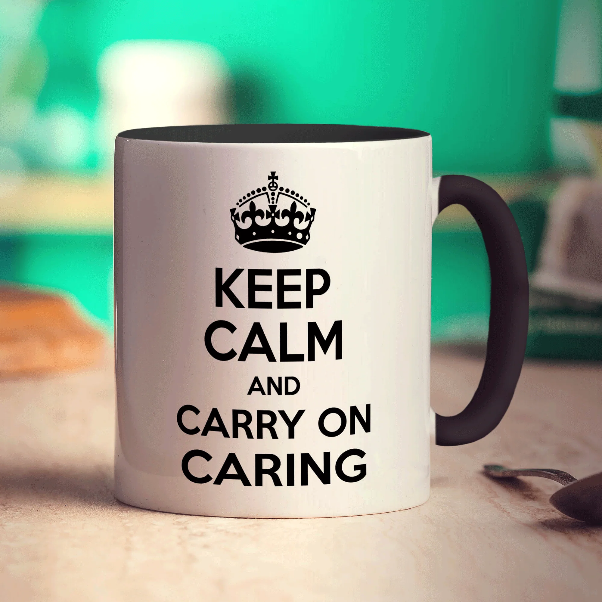 Keep Calm and Carry on Caring Mug - Image 10