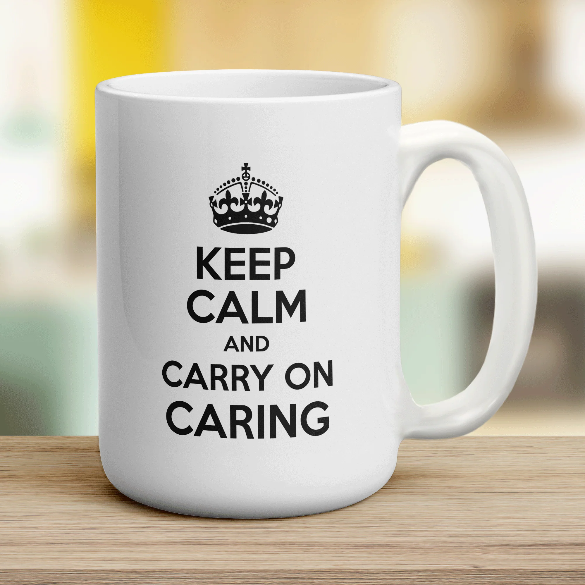 Keep Calm and Carry on Caring Mug - Image 12