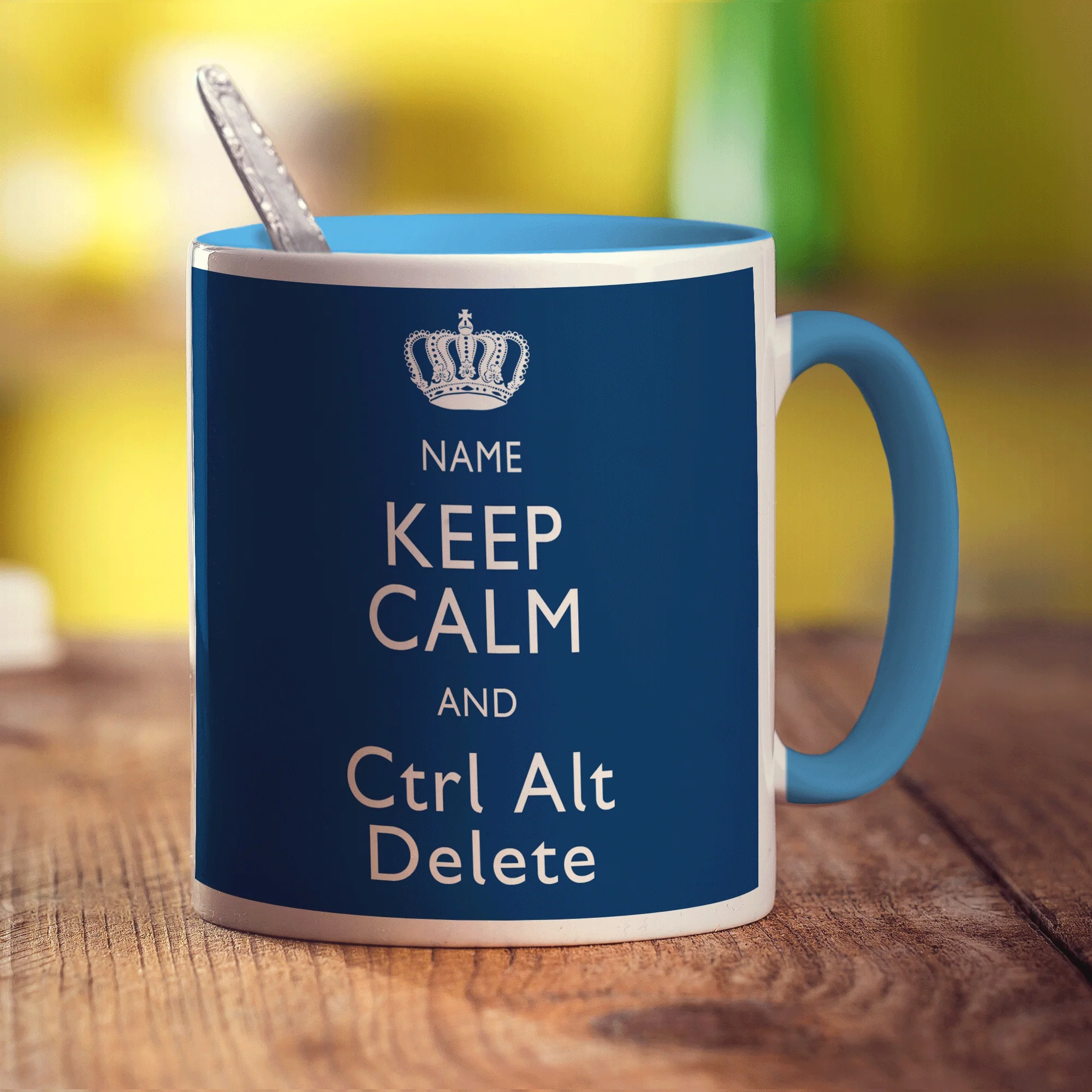 Keep Calm and Ctrl Alt Delete Personalised Mug - Image 12