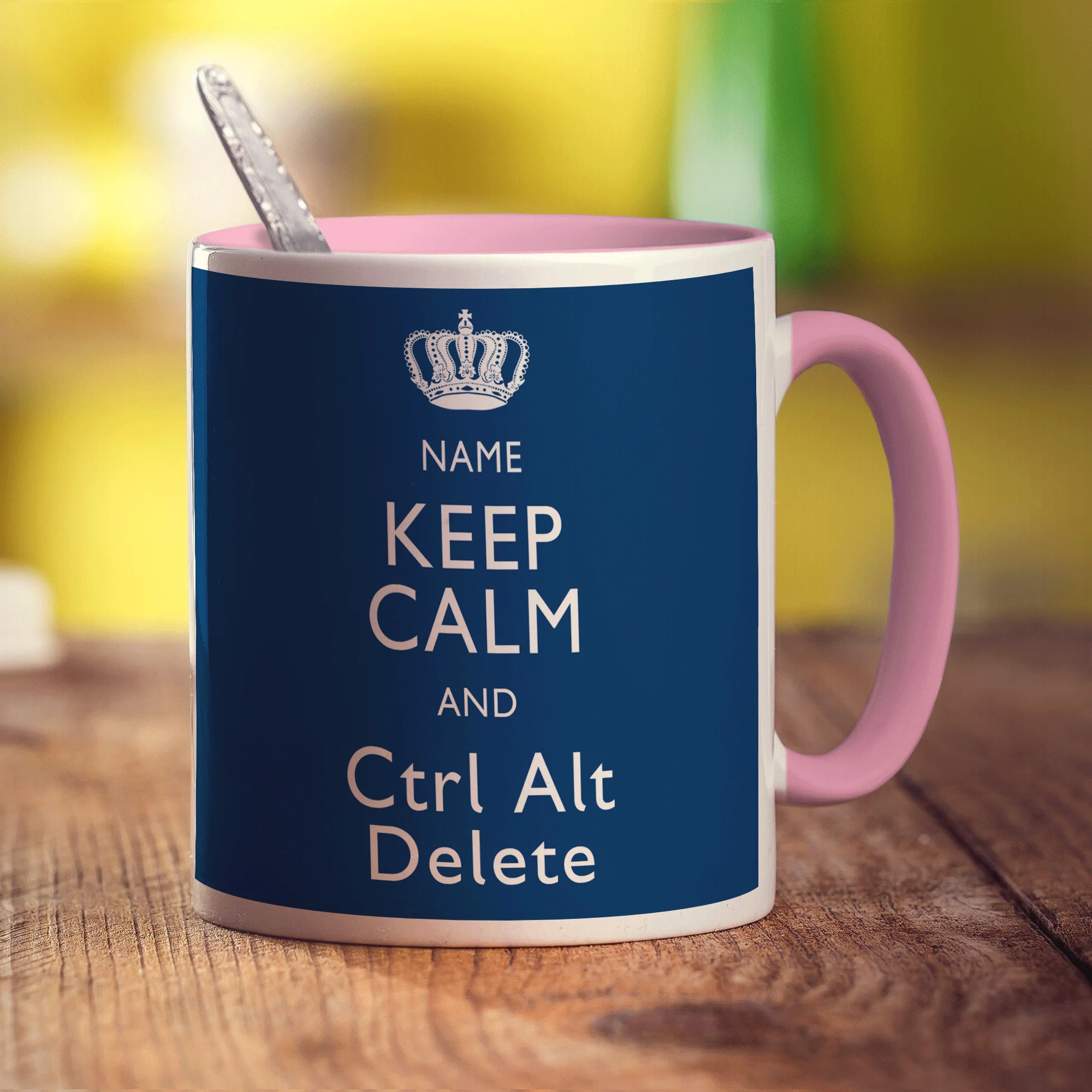 Keep Calm and Ctrl Alt Delete Personalised Mug - Image 13