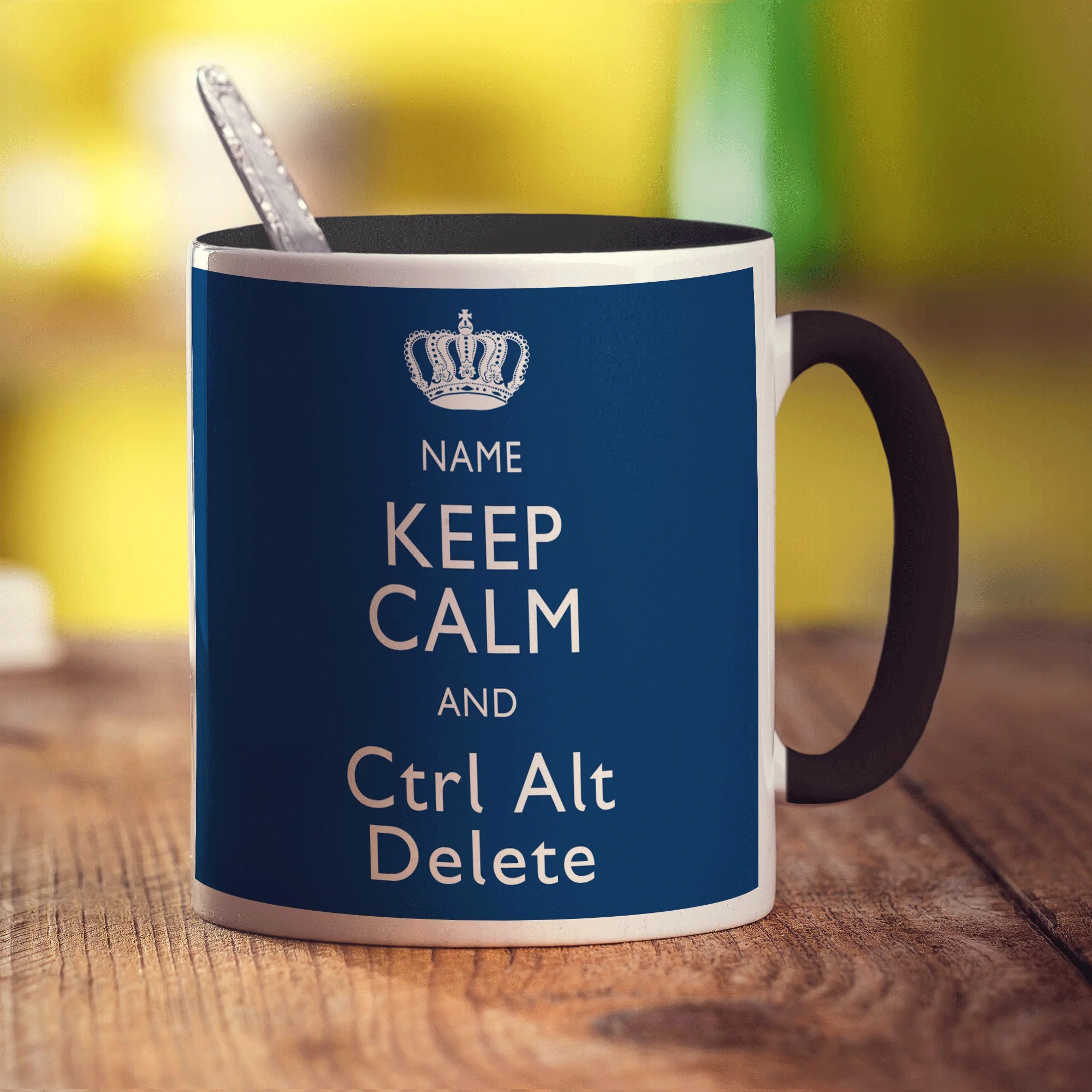 Keep Calm and Ctrl Alt Delete Personalised Mug - Image 14