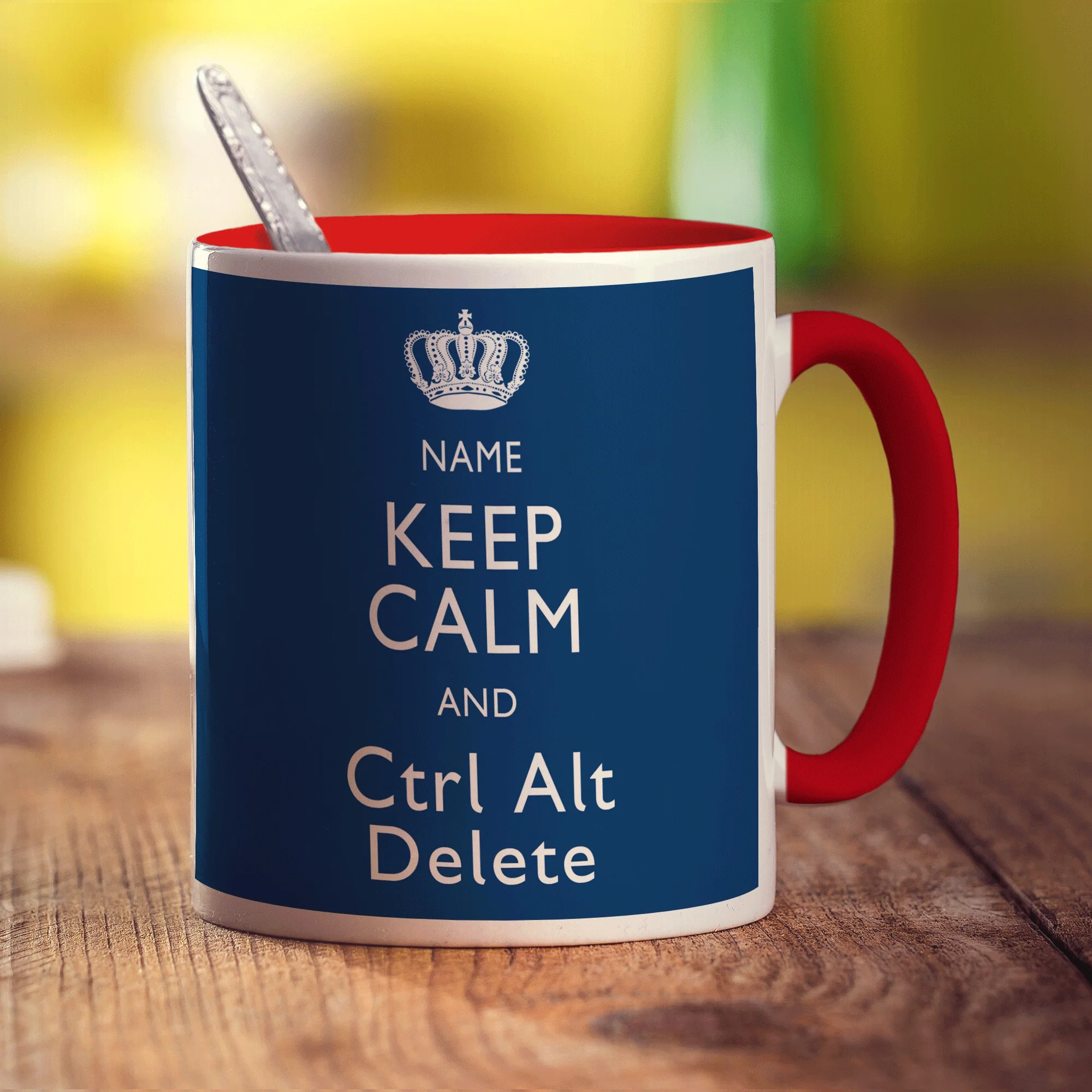 Keep Calm and Ctrl Alt Delete Personalised Mug - Image 15