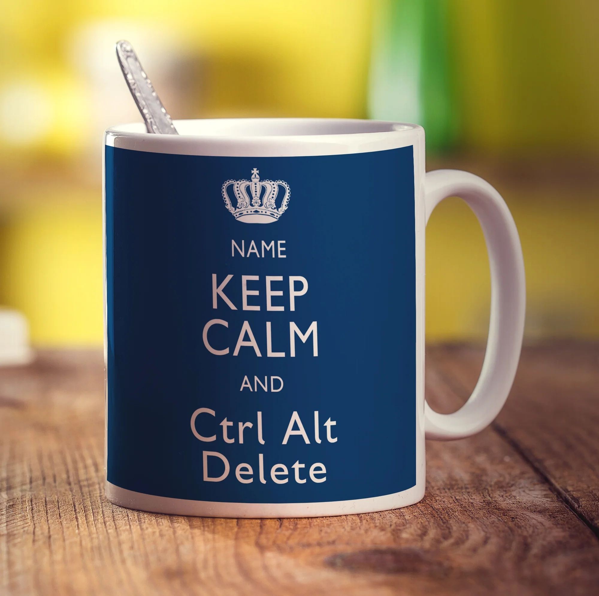 Keep Calm and Ctrl Alt Delete Personalised Mug - Image 5