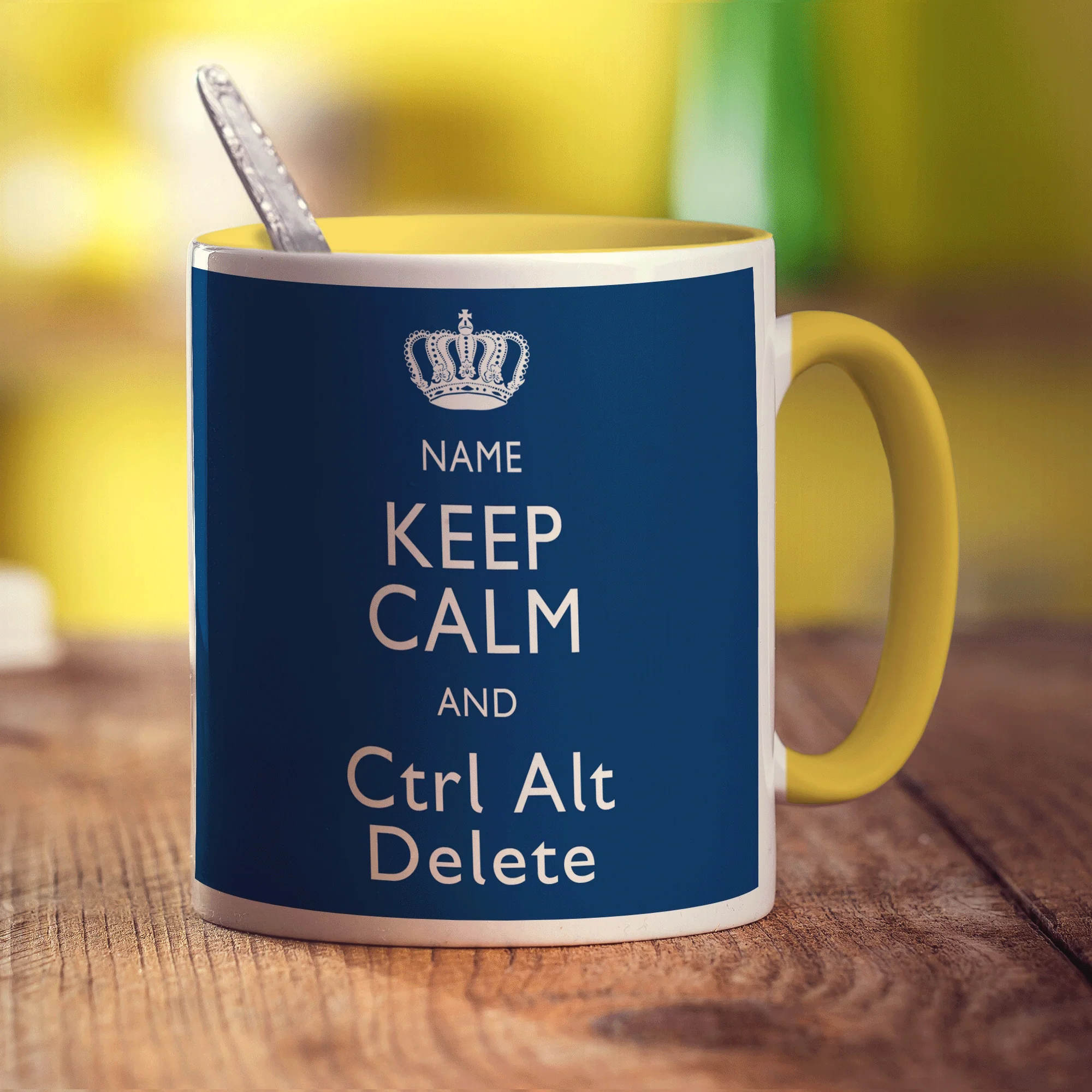 Keep Calm and Ctrl Alt Delete Personalised Mug - Image 9