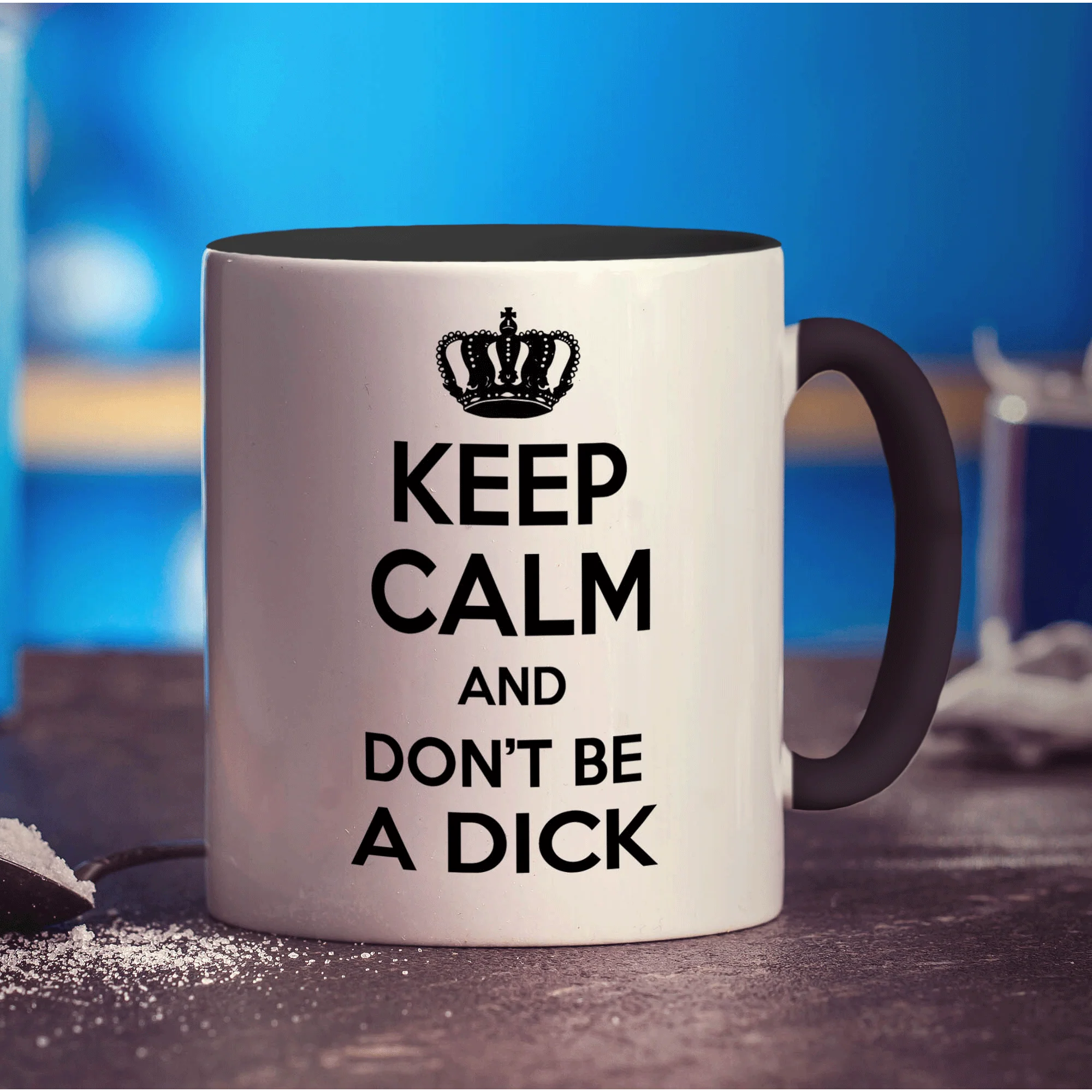 Keep Calm and Don't Be a Dick Mug - Image 10