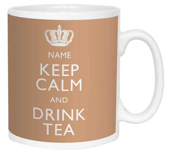 Keep Calm and Drink Tea Personalised Mug - Image 6