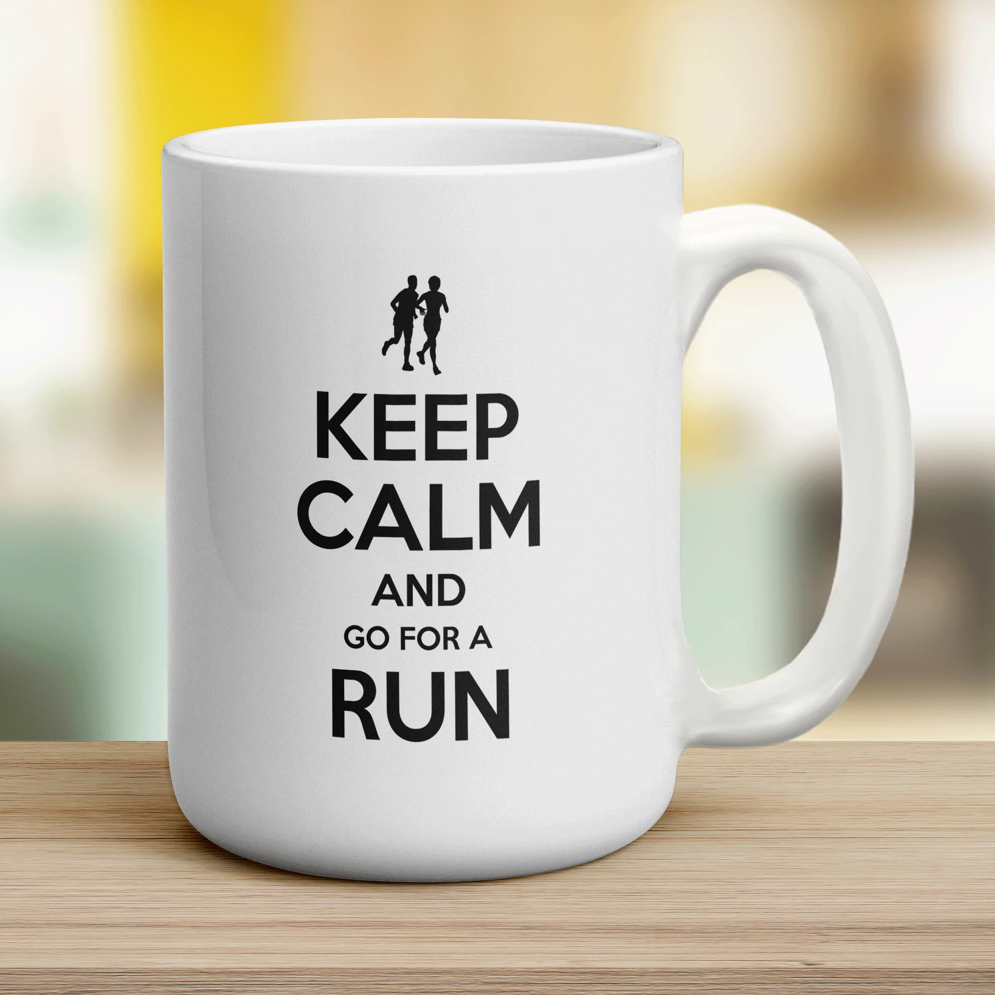 Keep Calm and Go For a Run Mug - Image 12