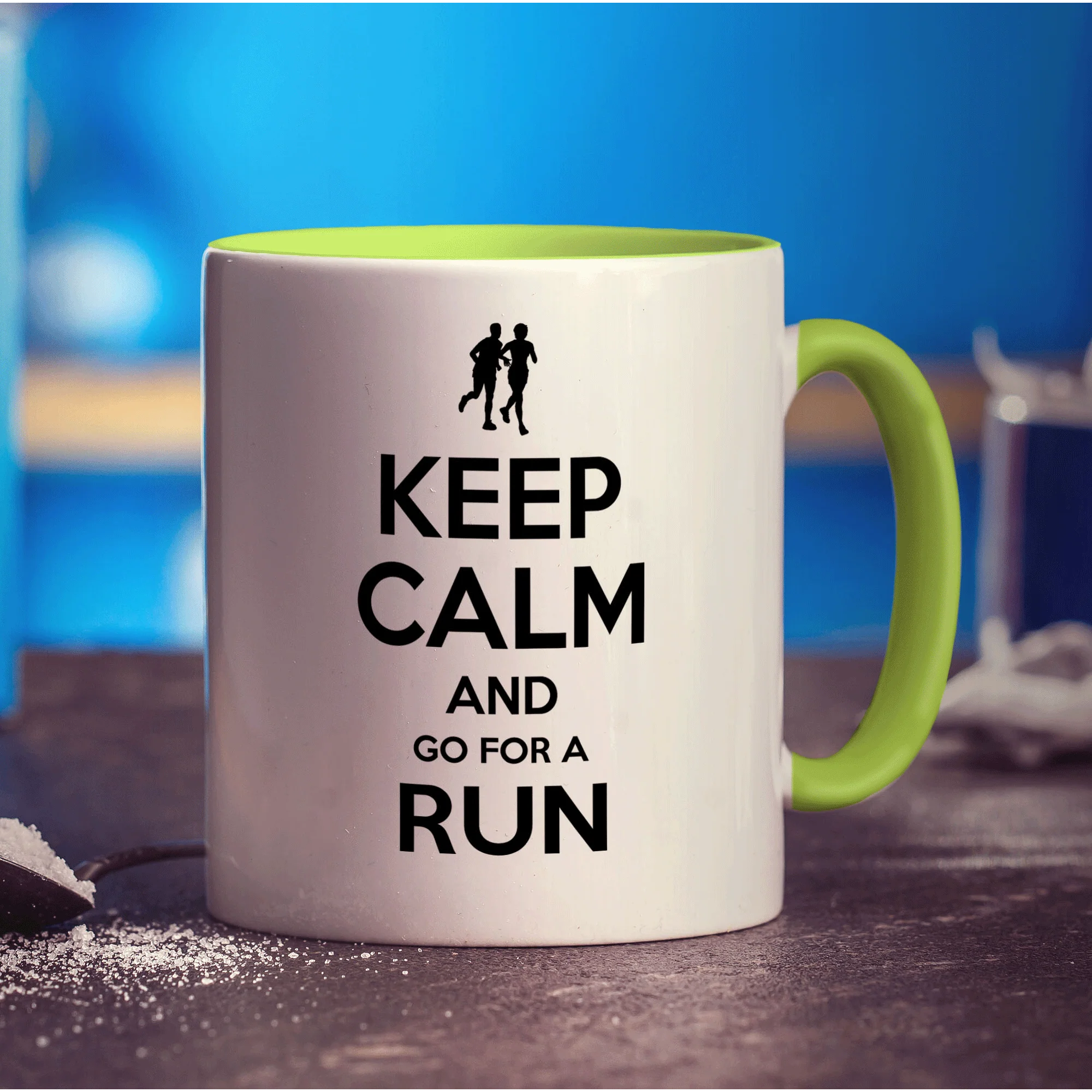 Keep Calm and Go For a Run Mug - Image 7