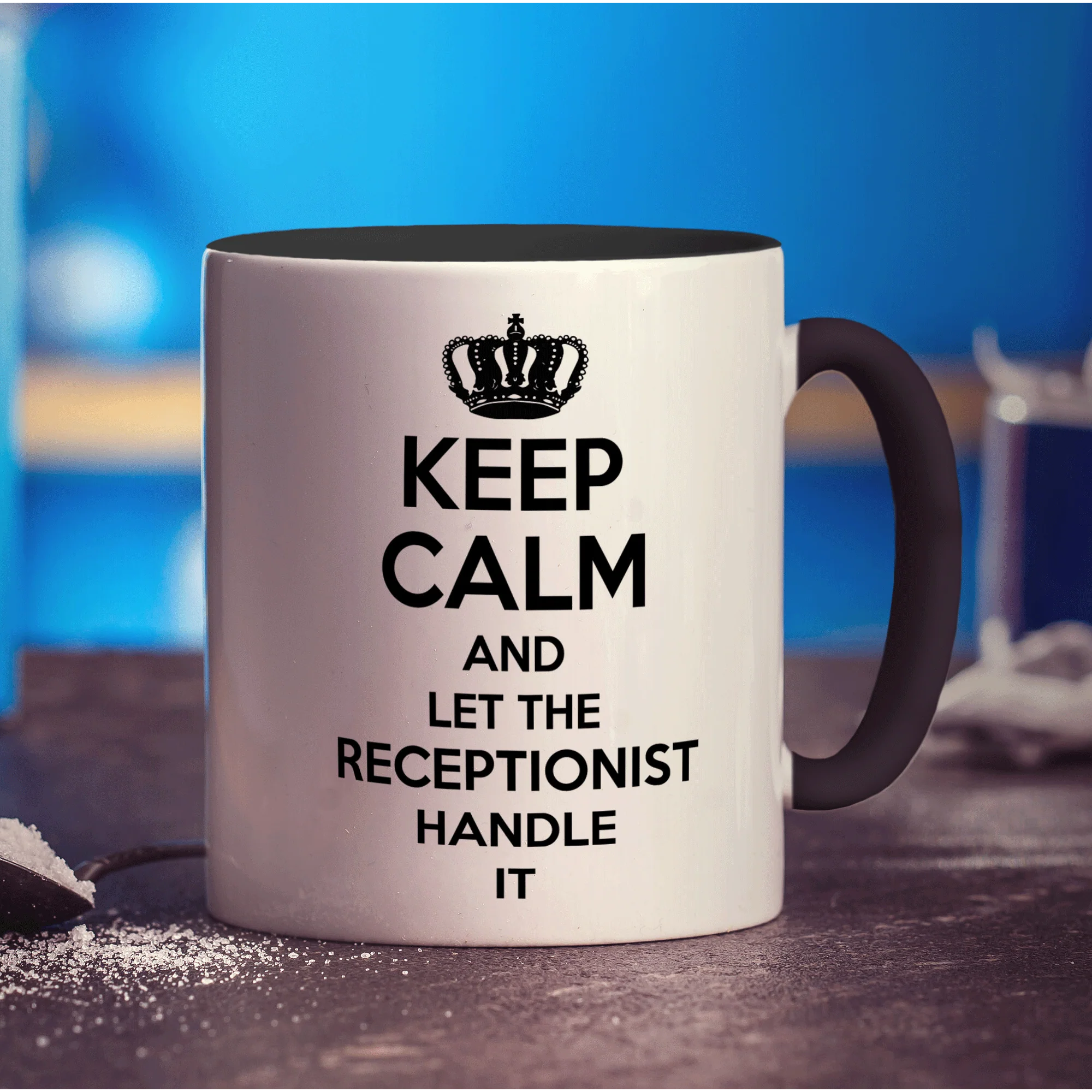 Keep Calm and Let The Receptionist Handle It Mug - Image 10