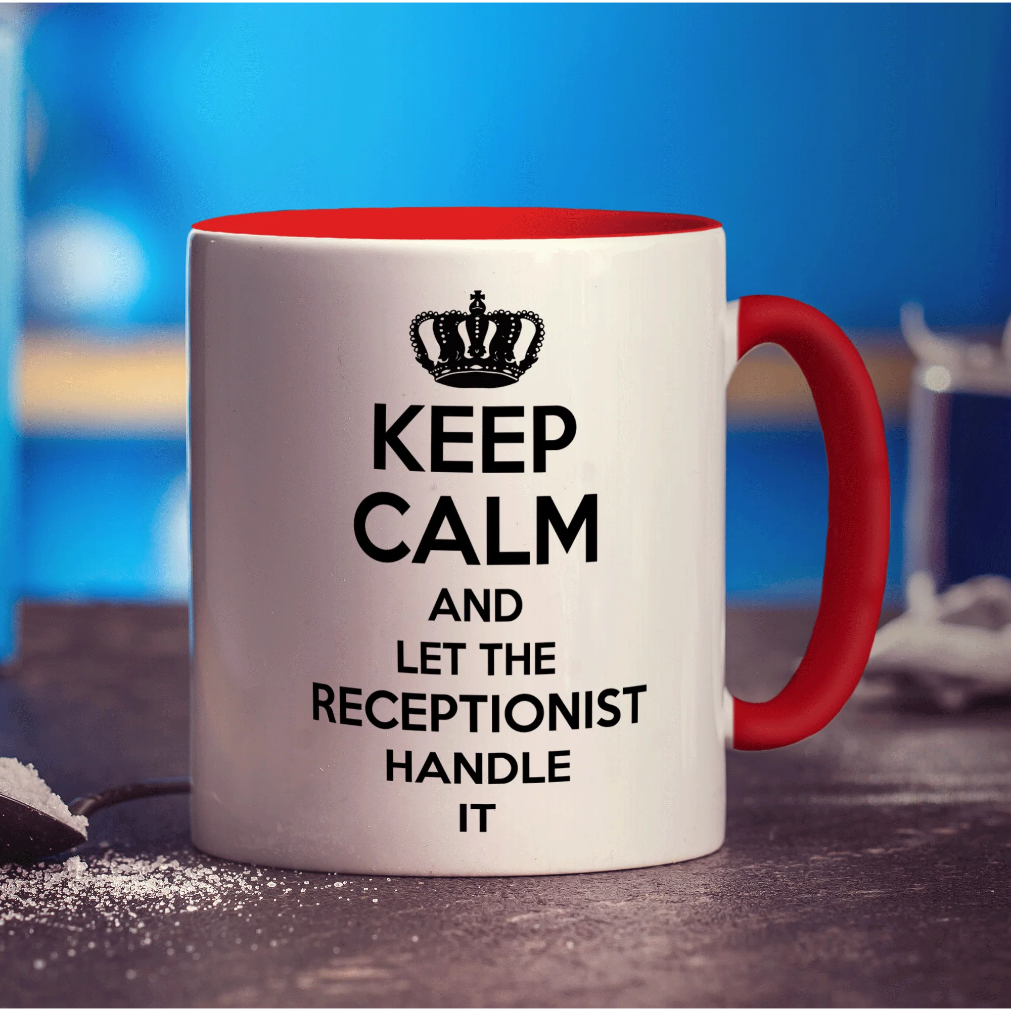 Keep Calm and Let The Receptionist Handle It Mug - Image 11