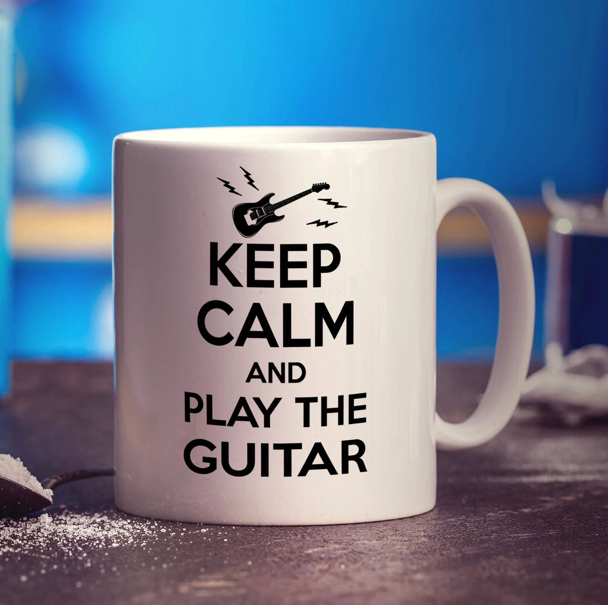 Keep Calm and Play The Guitar Mug - Image 3