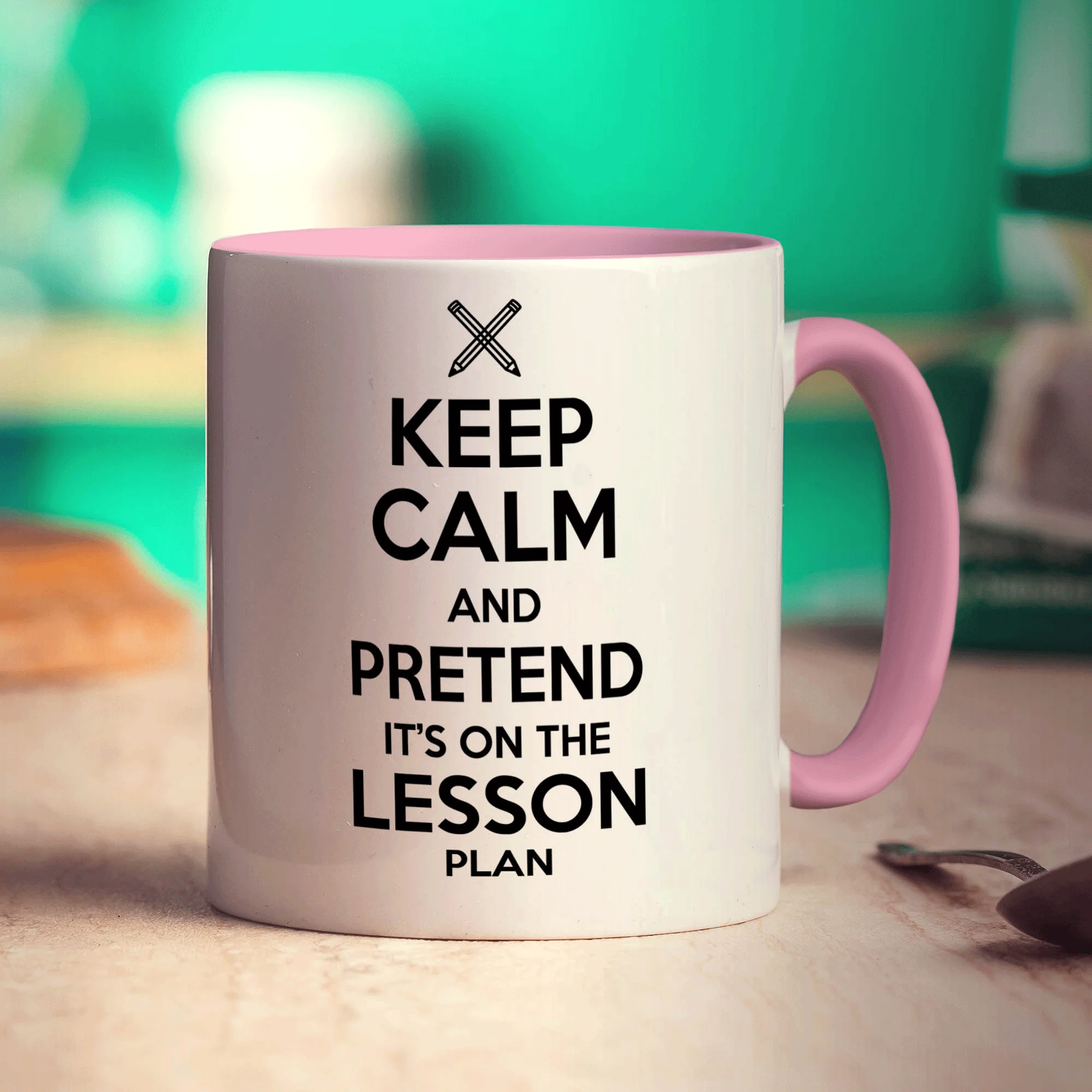 Keep Calm and Pretend It's On The Lesson Plan Mug - Image 9