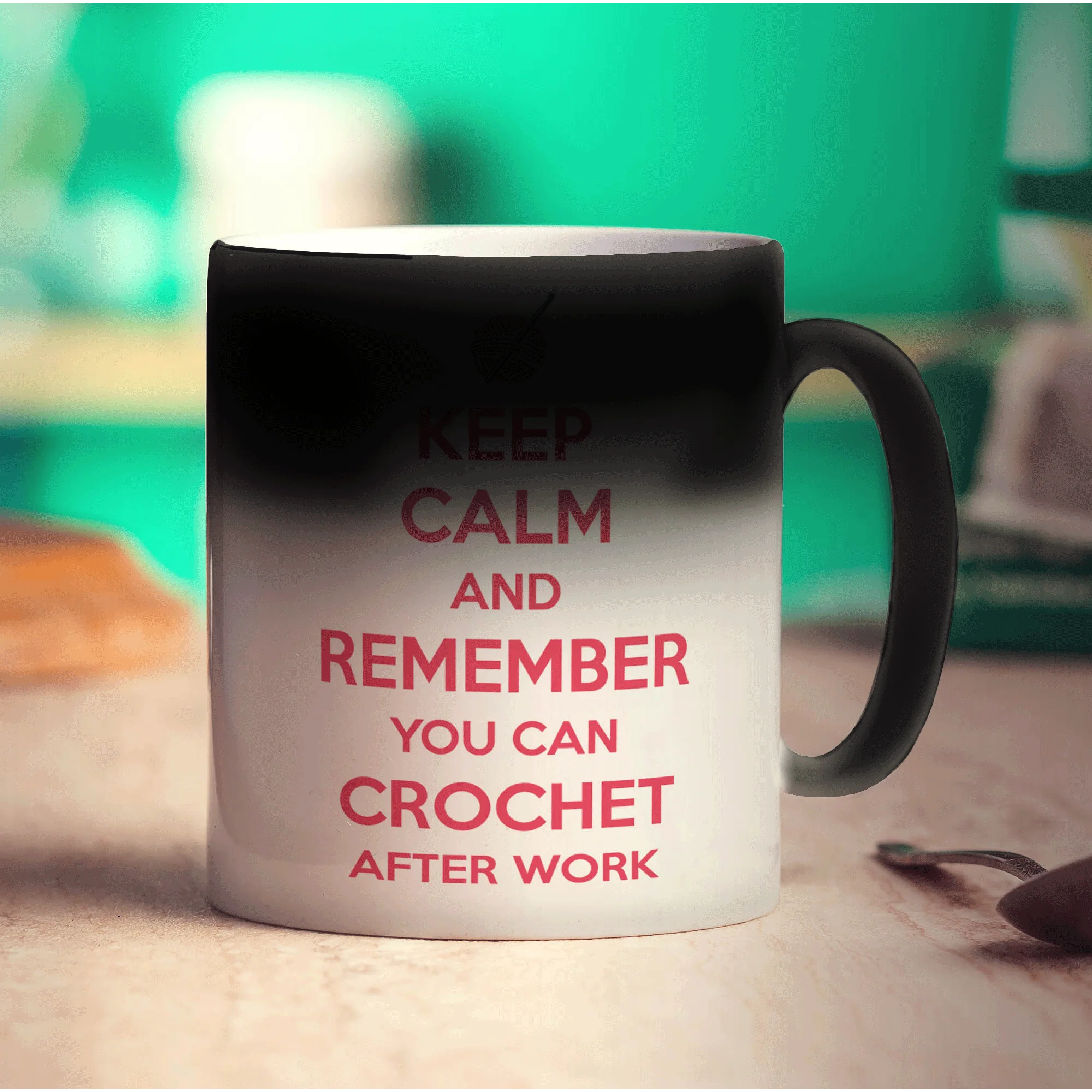 Keep Calm and Remember You Can Crochet After Work Mug - Image 6