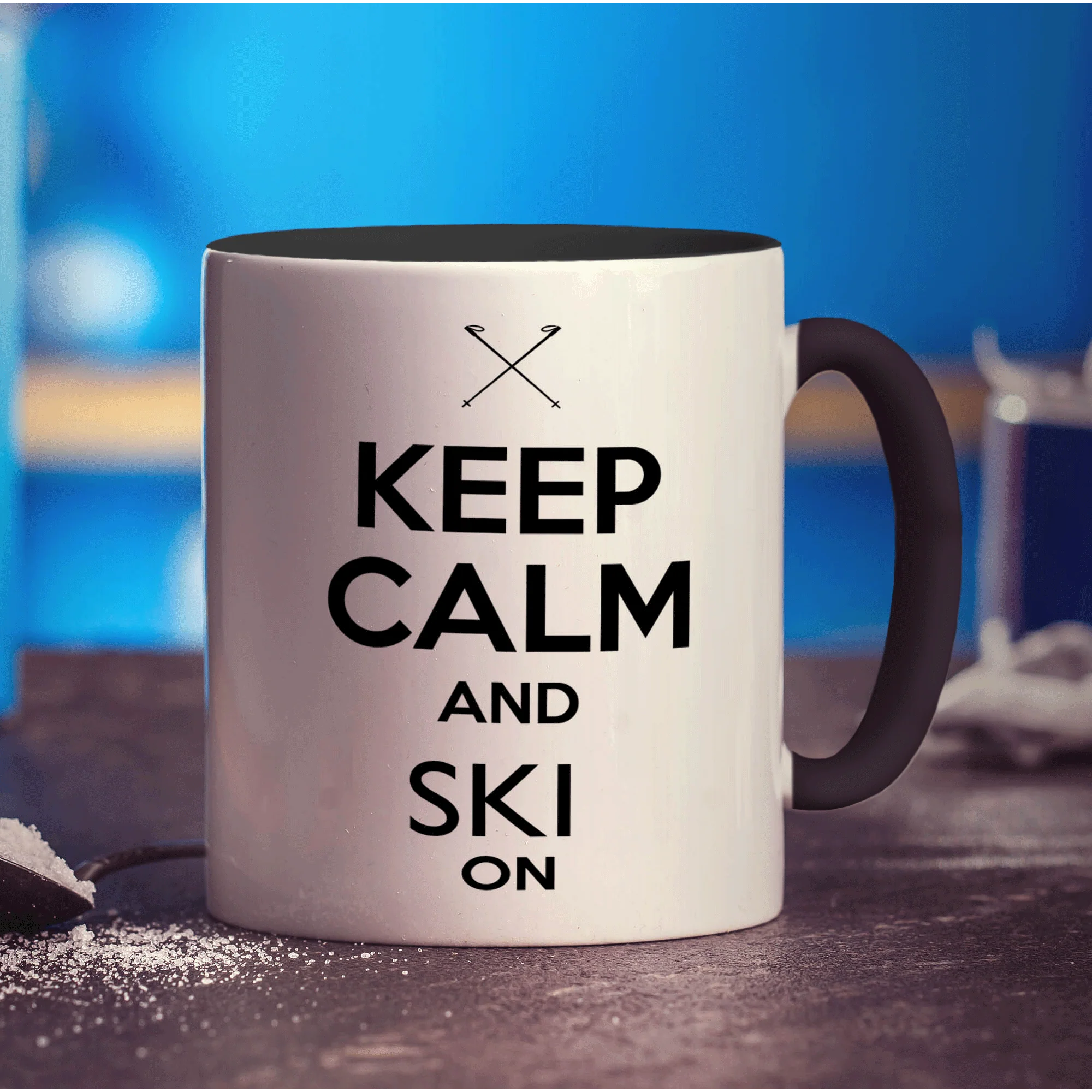 Keep Calm and Ski On Mug - Image 10