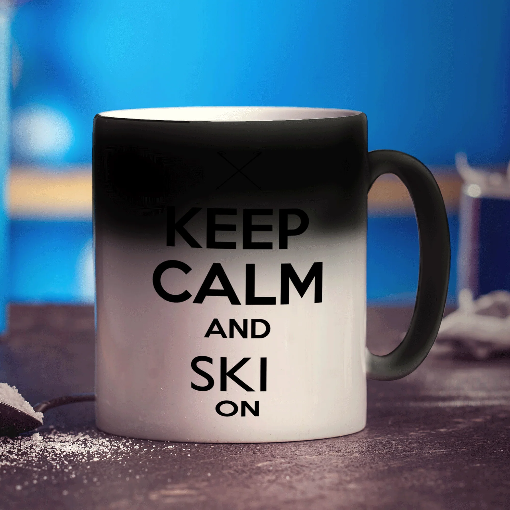 Keep Calm and Ski On Mug - Image 6