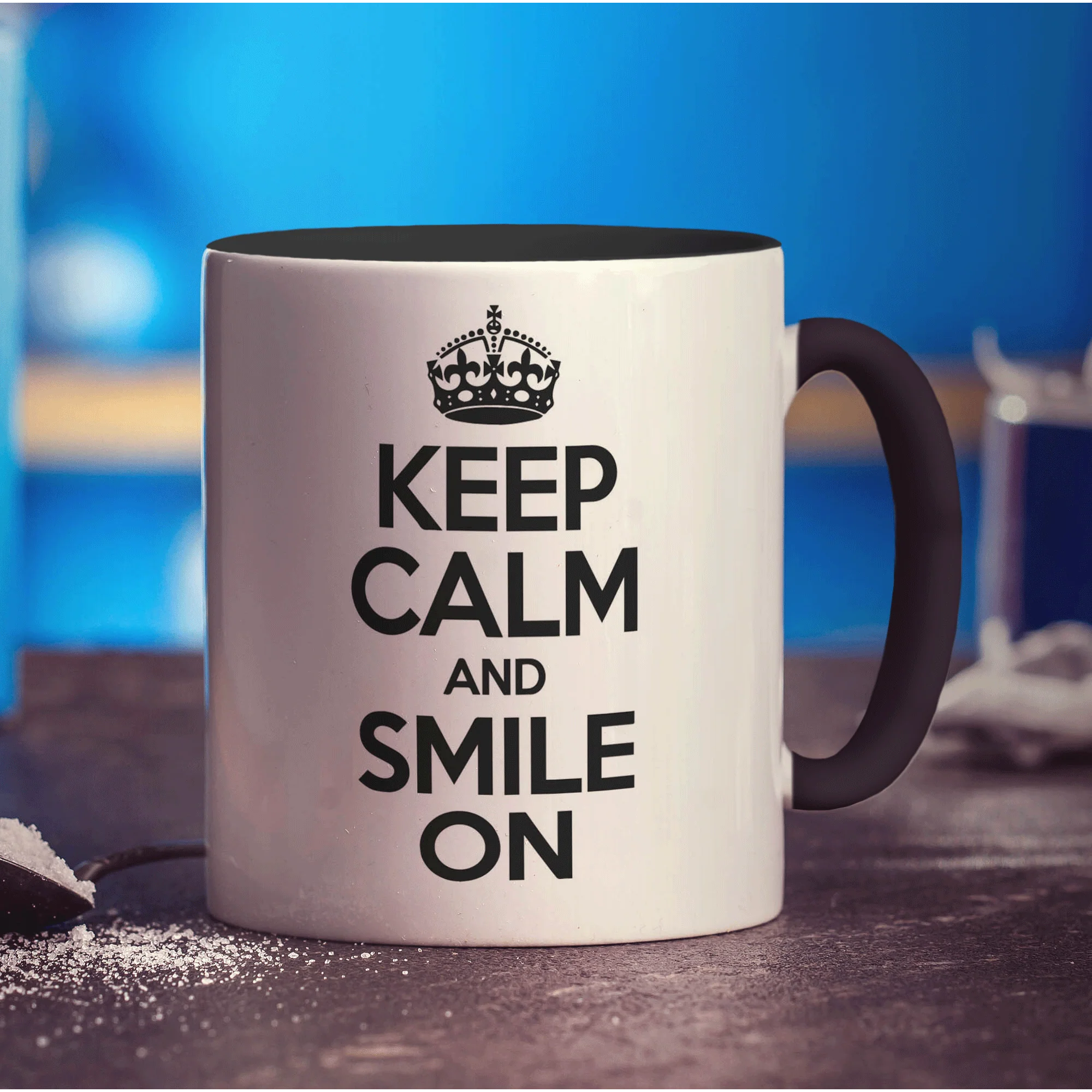 Keep Calm and Smile On Mug - Image 10