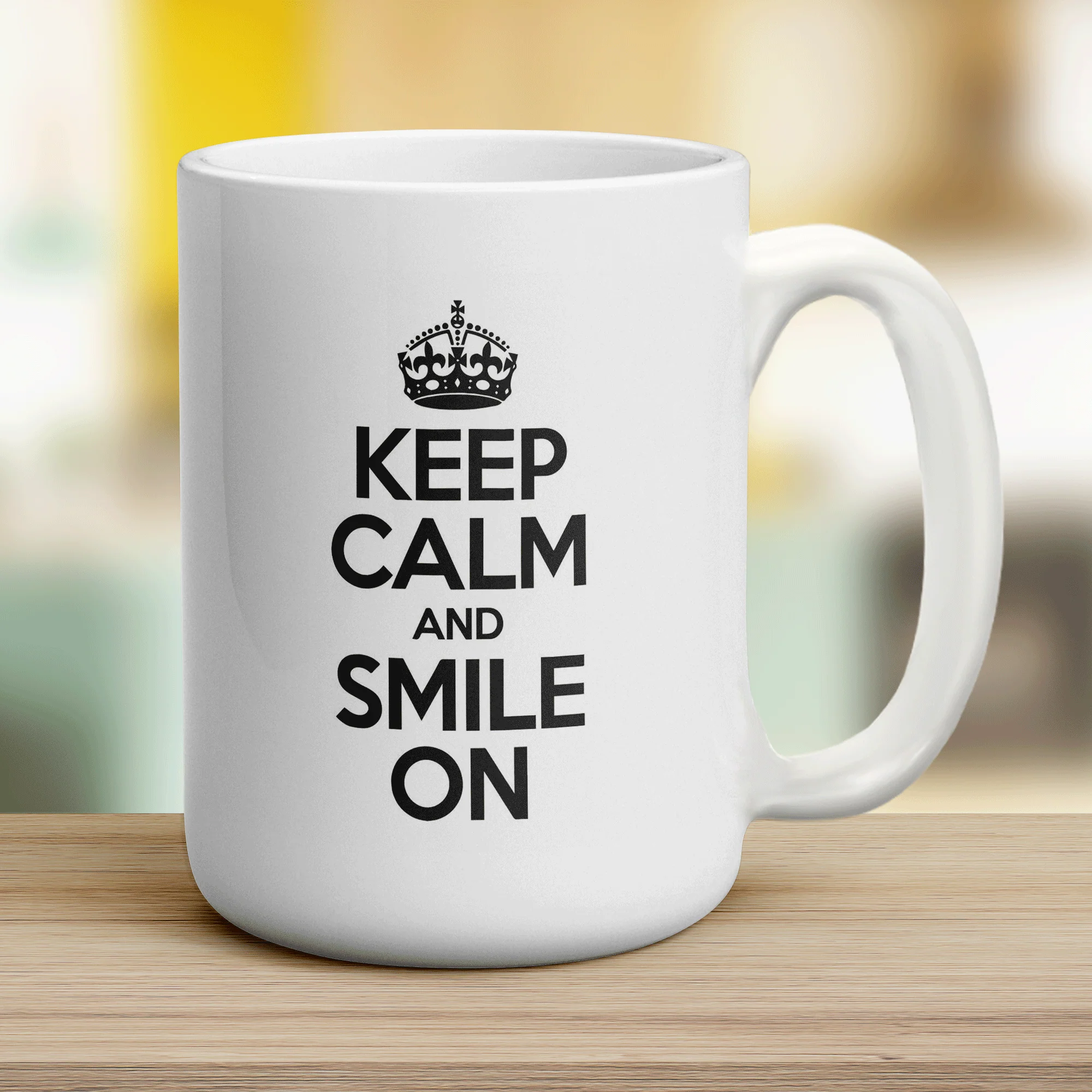 Keep Calm and Smile On Mug - Image 12