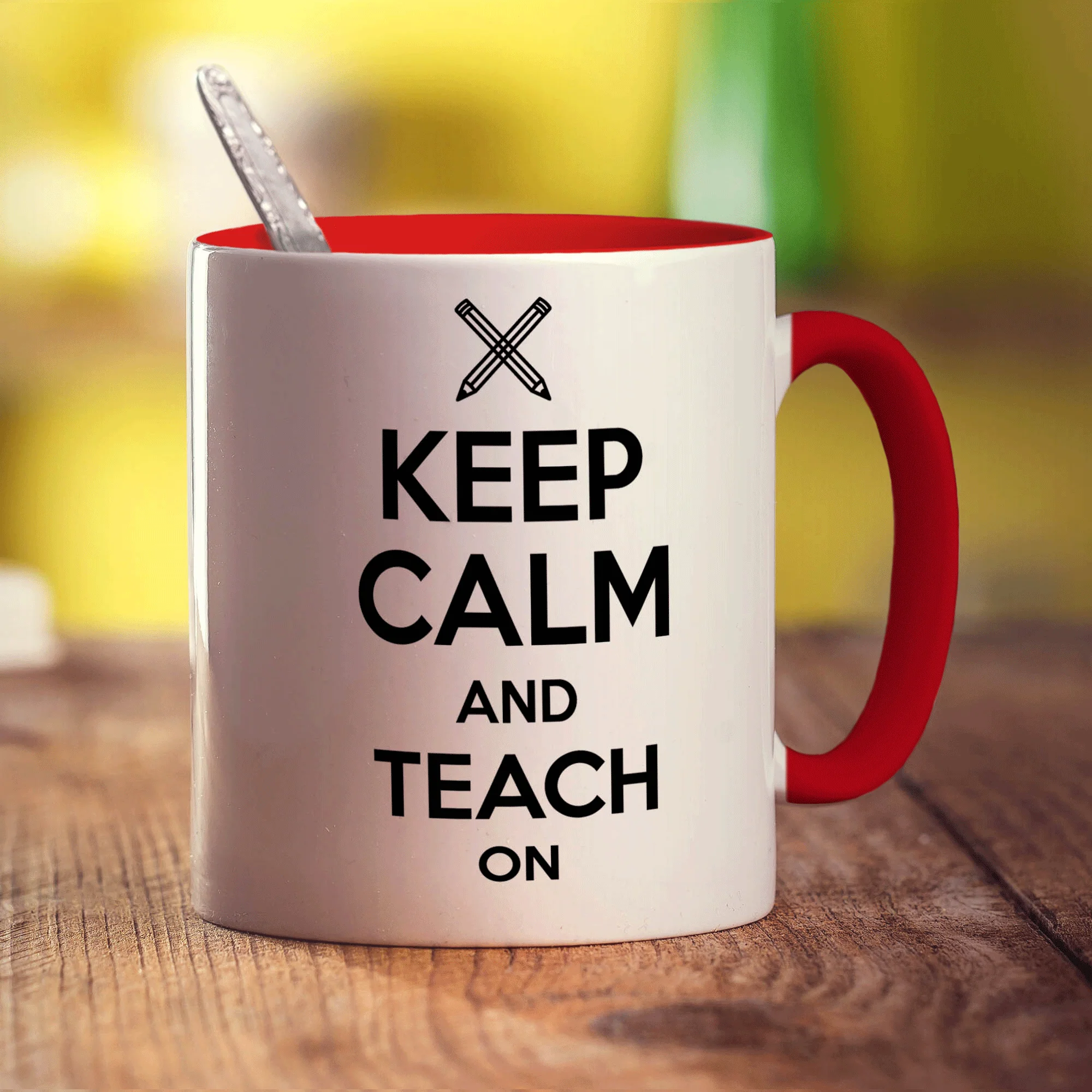 Keep Calm and Teach On Mug - Image 11