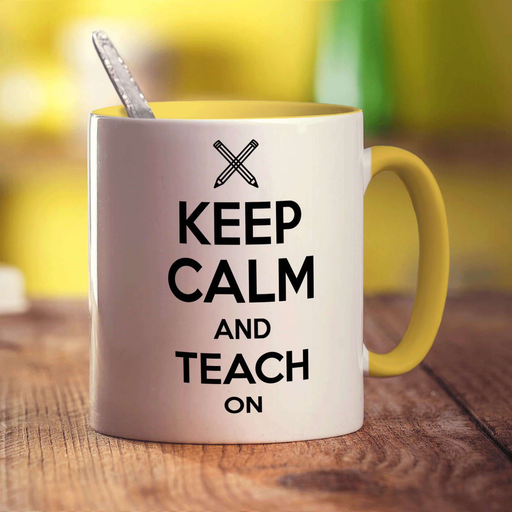 Keep Calm and Teach On Mug - Image 5