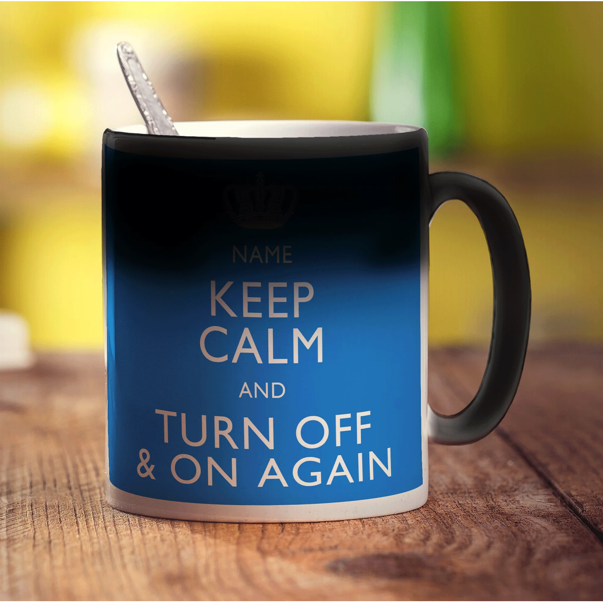 Keep Calm and Turn Off and On Again Personalised Mug - Image 10