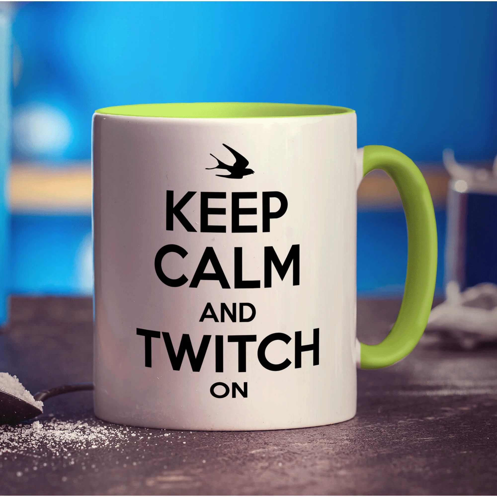 Keep Calm and Twitch On Mug - Image 7