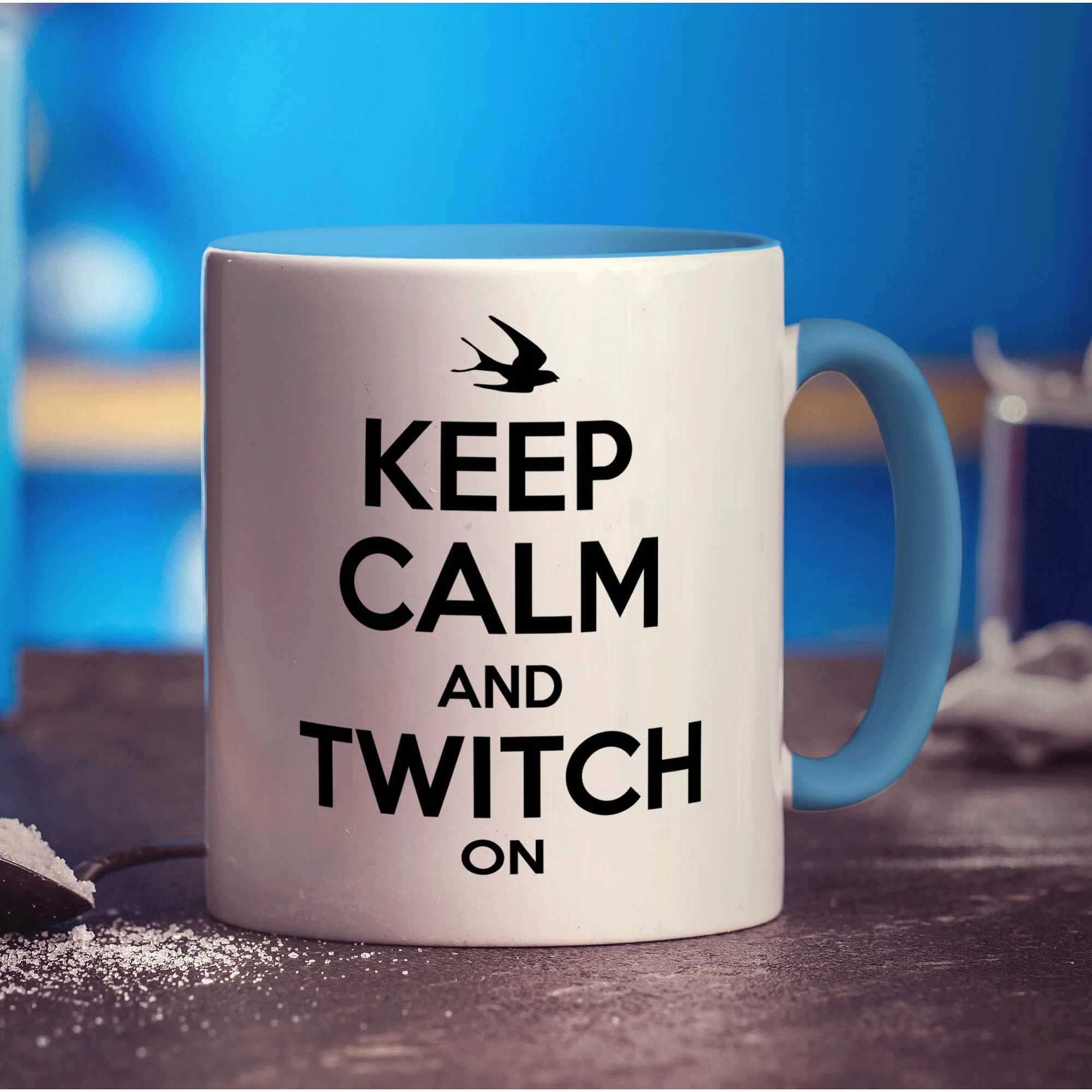 Keep Calm and Twitch On Mug - Image 8