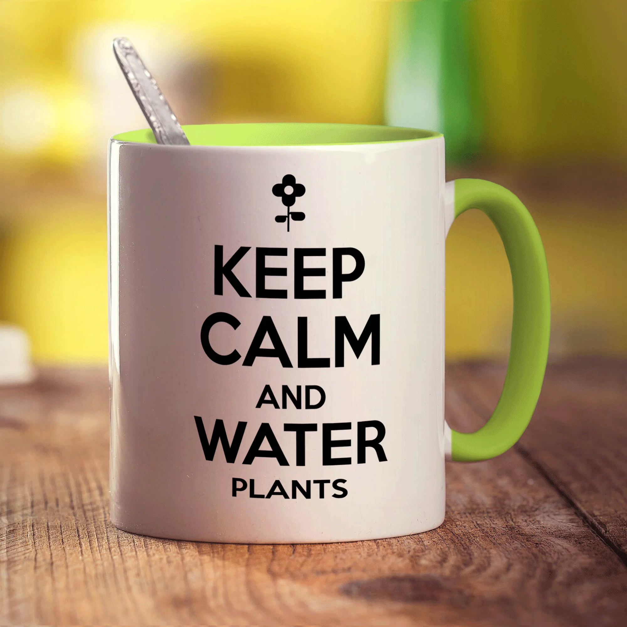 Keep Calm and Water Plants Mug - Image 7