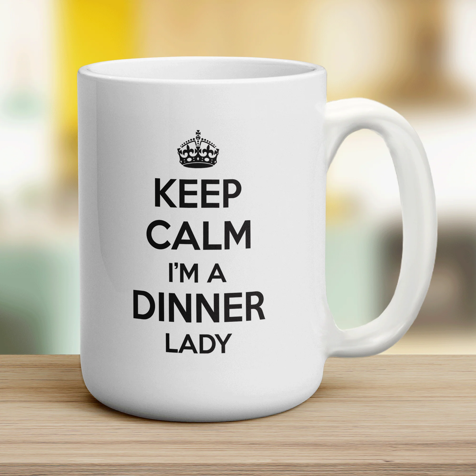 Keep Calm I'm a Dinner Lady Mug - Image 12