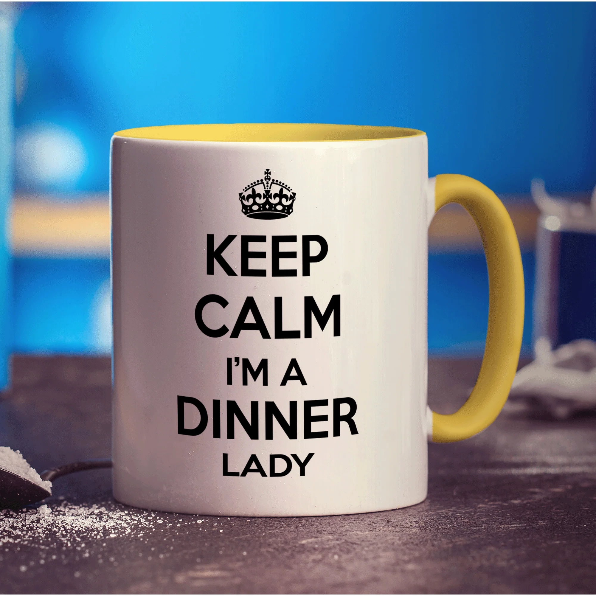 Keep Calm I'm a Dinner Lady Mug - Image 5