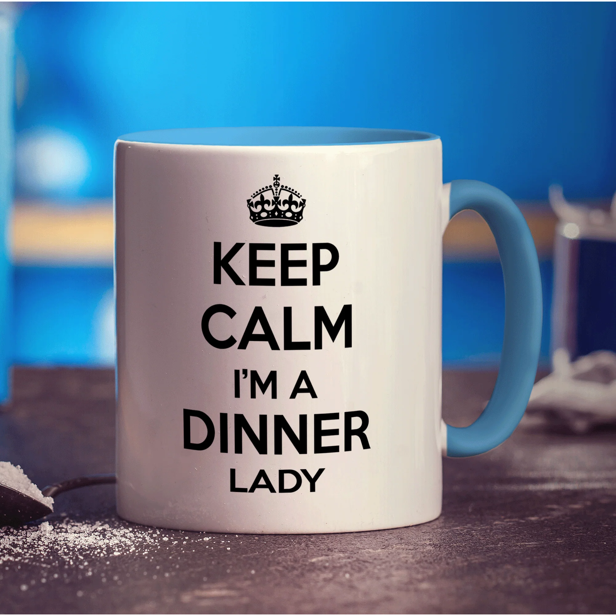 Keep Calm I'm a Dinner Lady Mug - Image 8