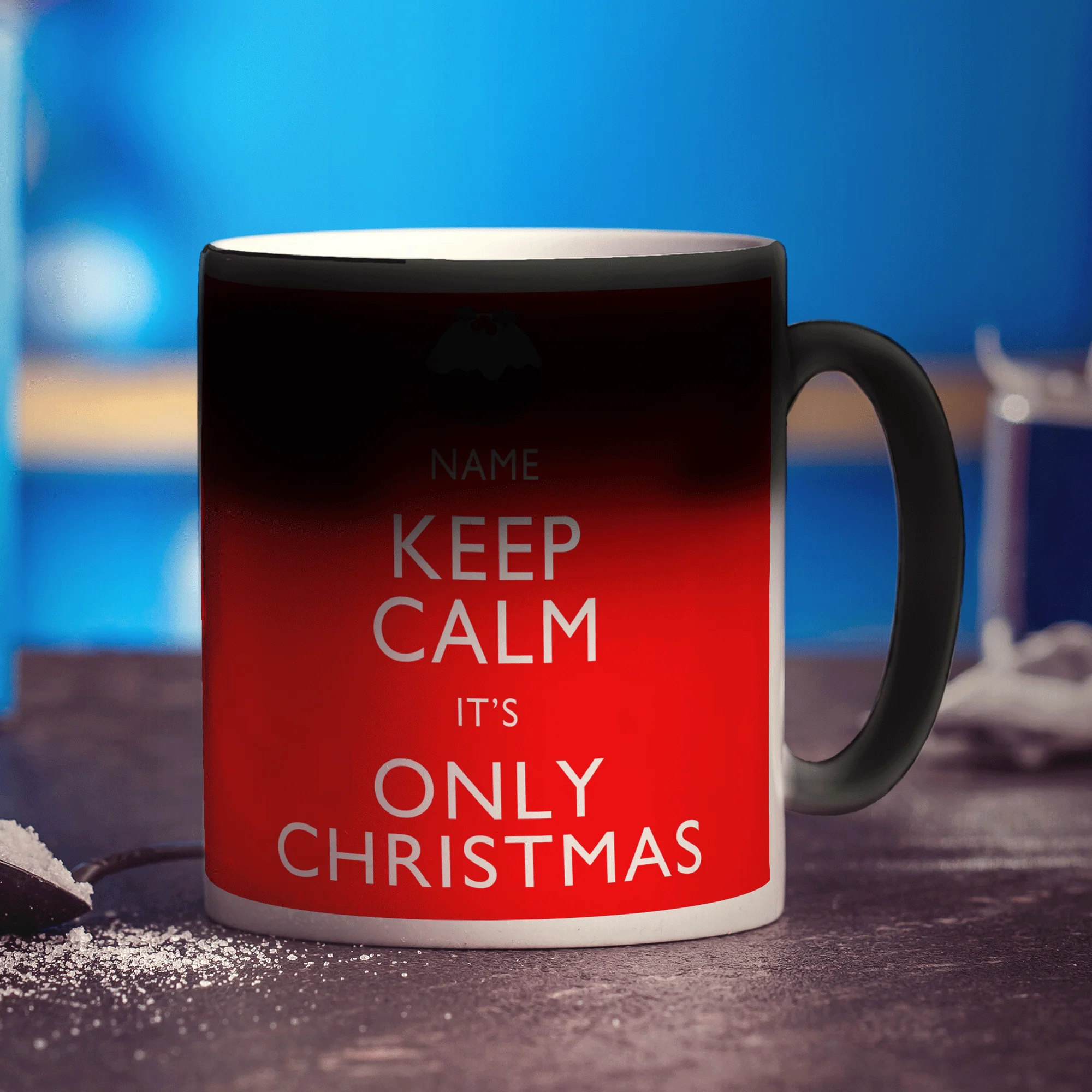 Keep Calm It's Only Christmas Personalised Mug - Image 10