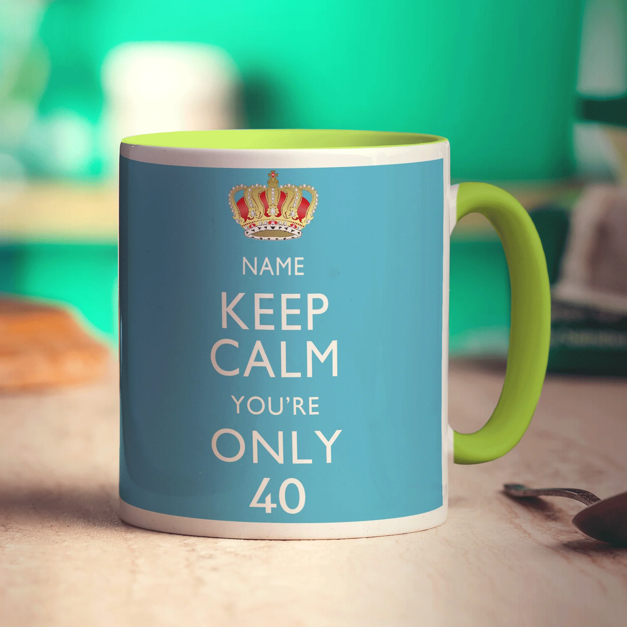 Keep Calm You're Only... Personalised Mug - Image 5