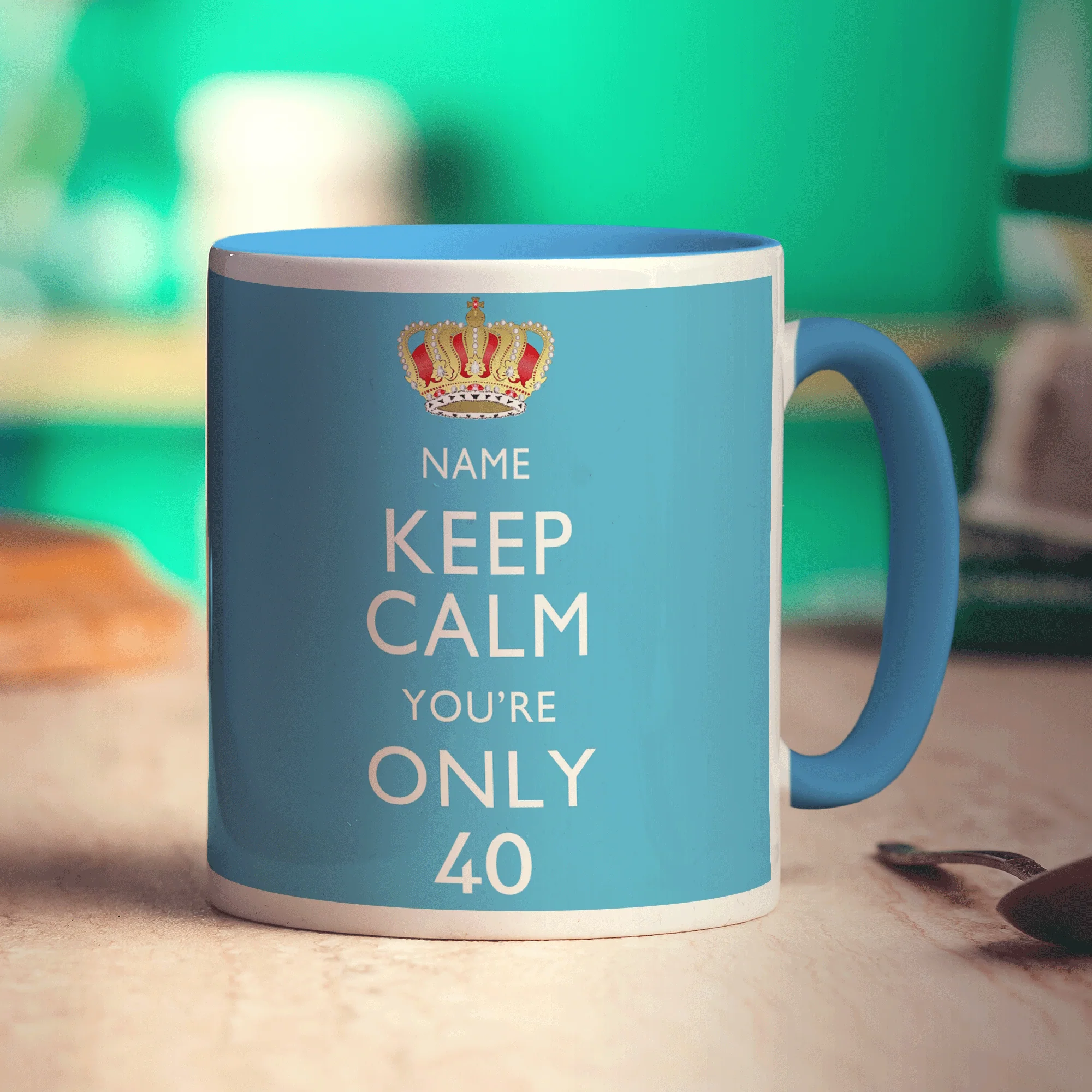 Keep Calm You're Only... Personalised Mug - Image 6