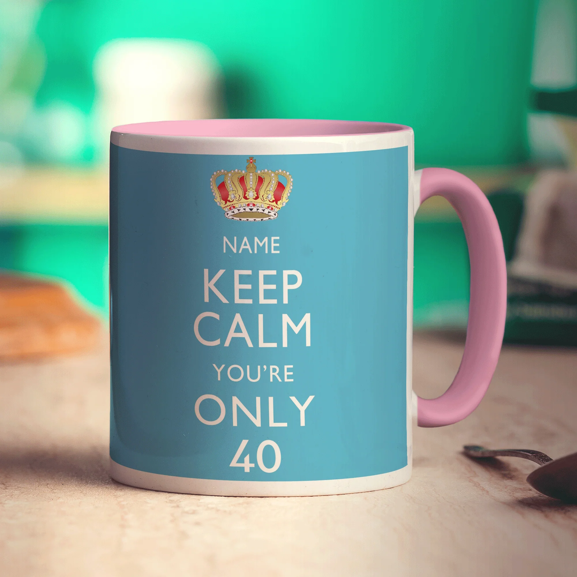 Keep Calm You're Only... Personalised Mug - Image 7