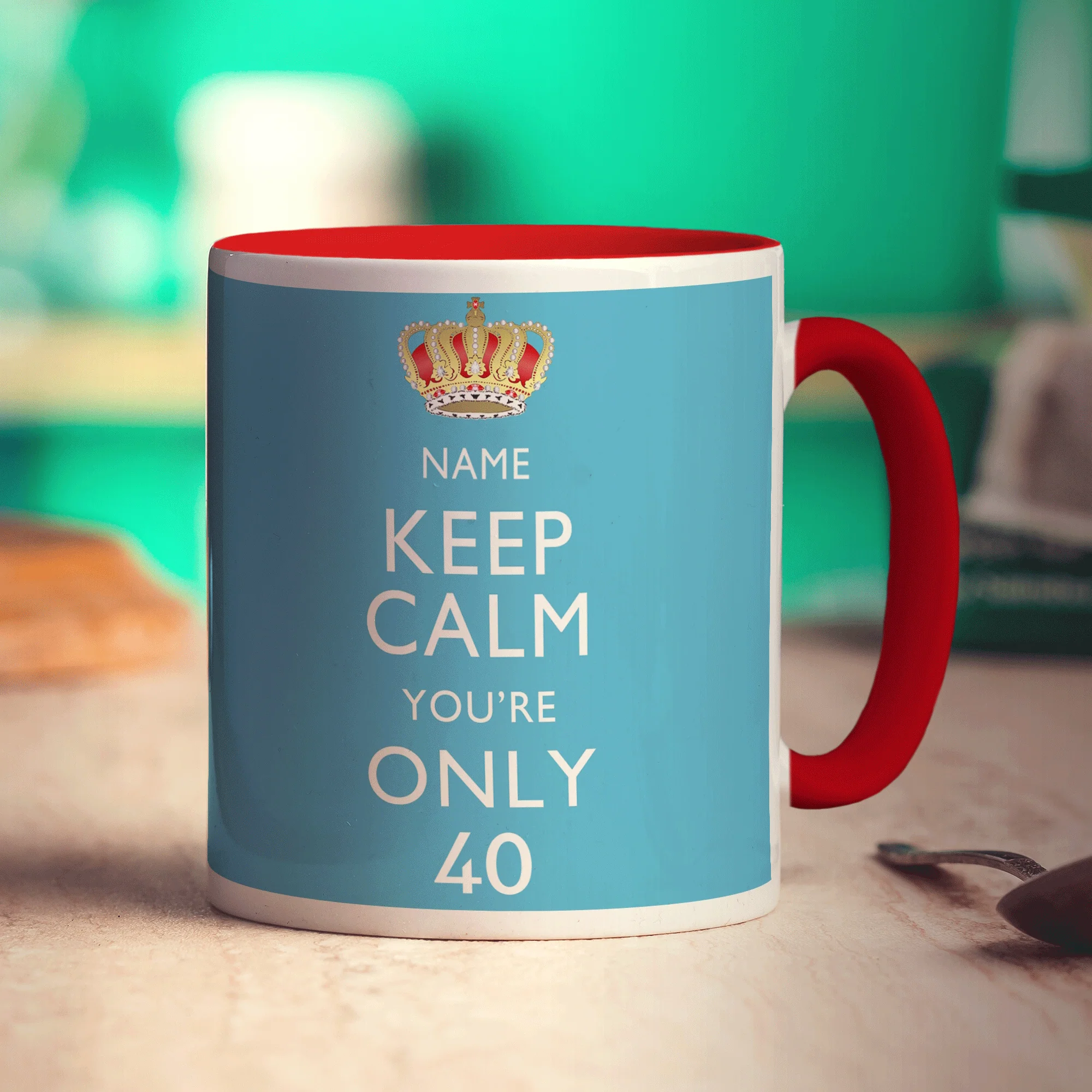 Keep Calm You're Only... Personalised Mug - Image 8